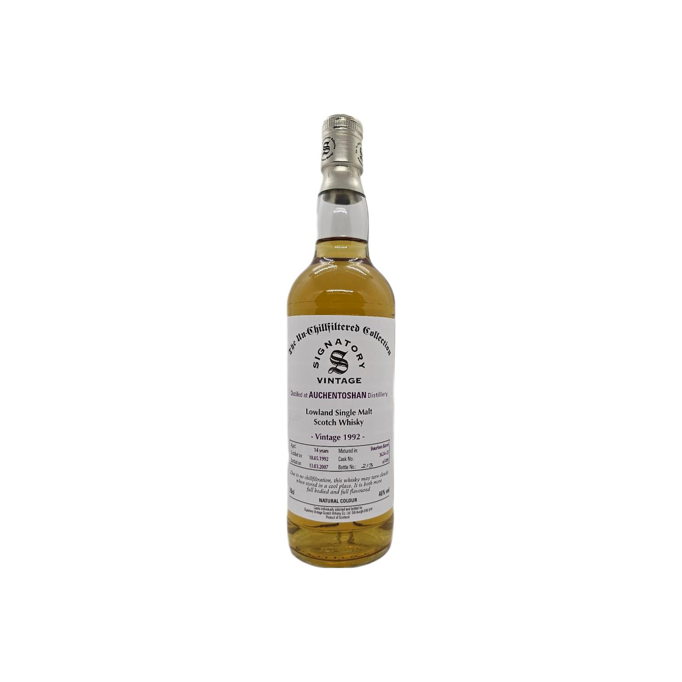 Auchentoshan The Un-Chillfiltered Collection 1992 14 Years Single Malt Whisky