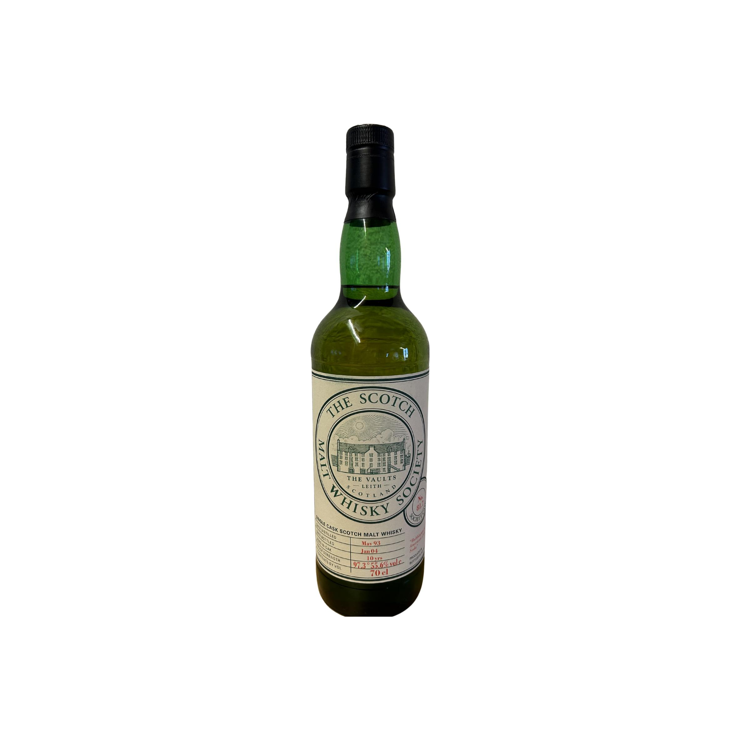 The Scotch Malt Whisky Society 1993 10 Years Single Malt Whisky