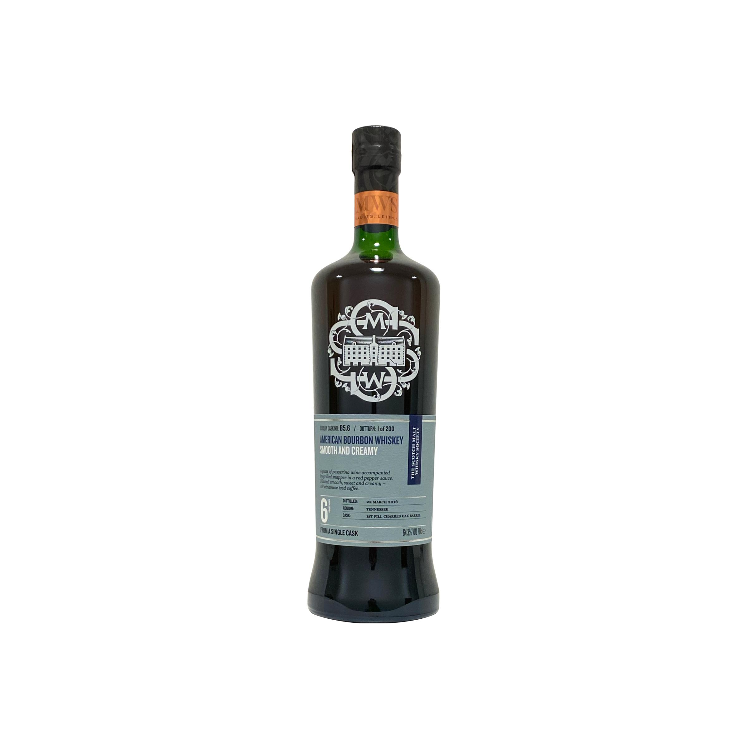The Scotch Malt Whisky Society 2016 6 Years Bourbon Whisky