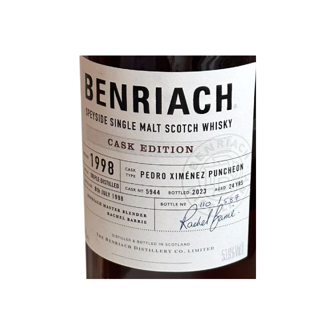 BenRiach 1998 24 Years Single Malt Whisky 2