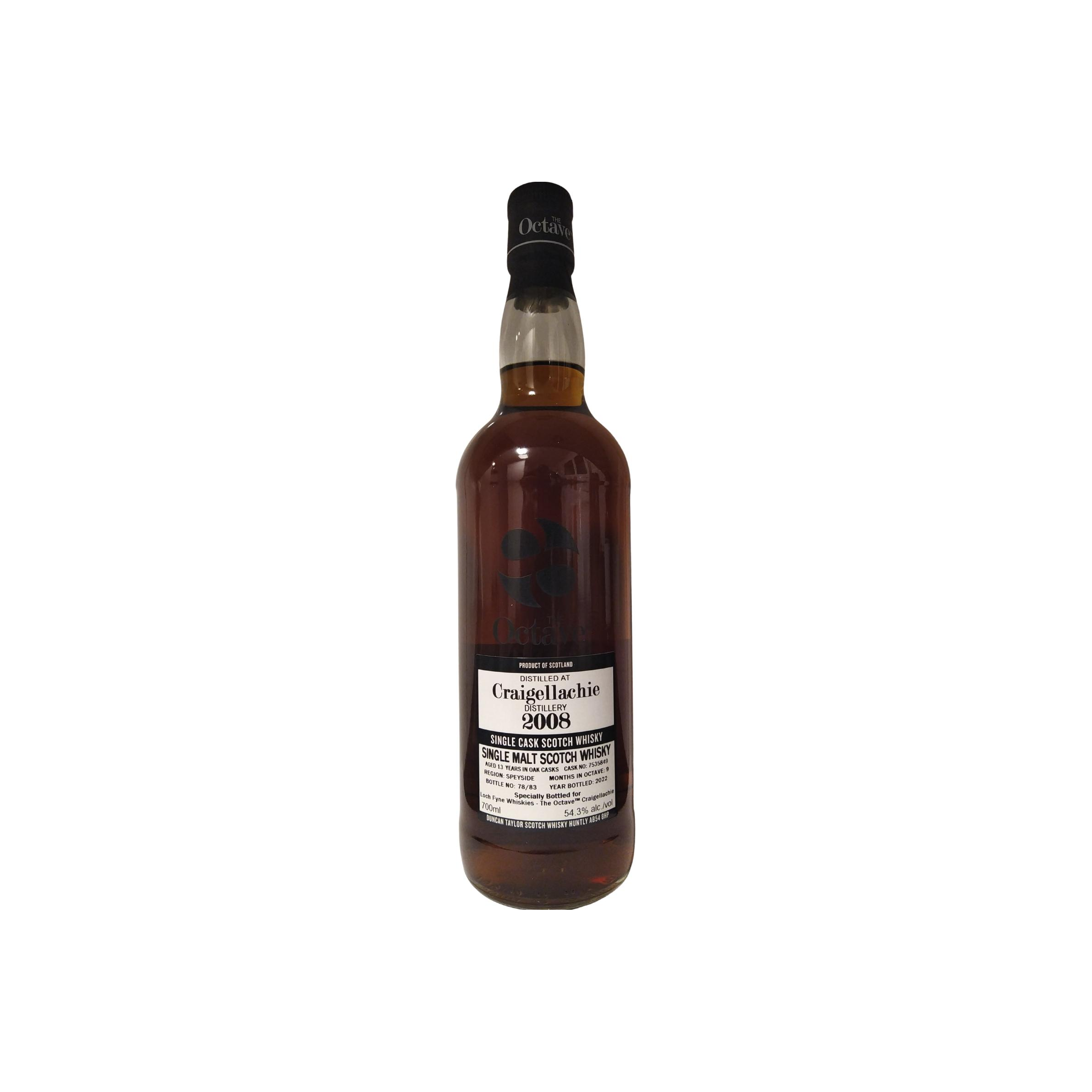 Craigellachie The Octave 2008 13 Years Single Malt Whisky
