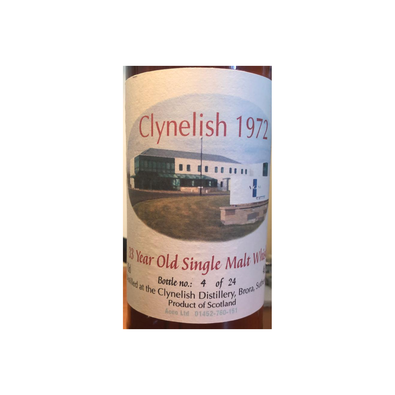 Clynelish 1972 33 Years Single Malt Whisky 2