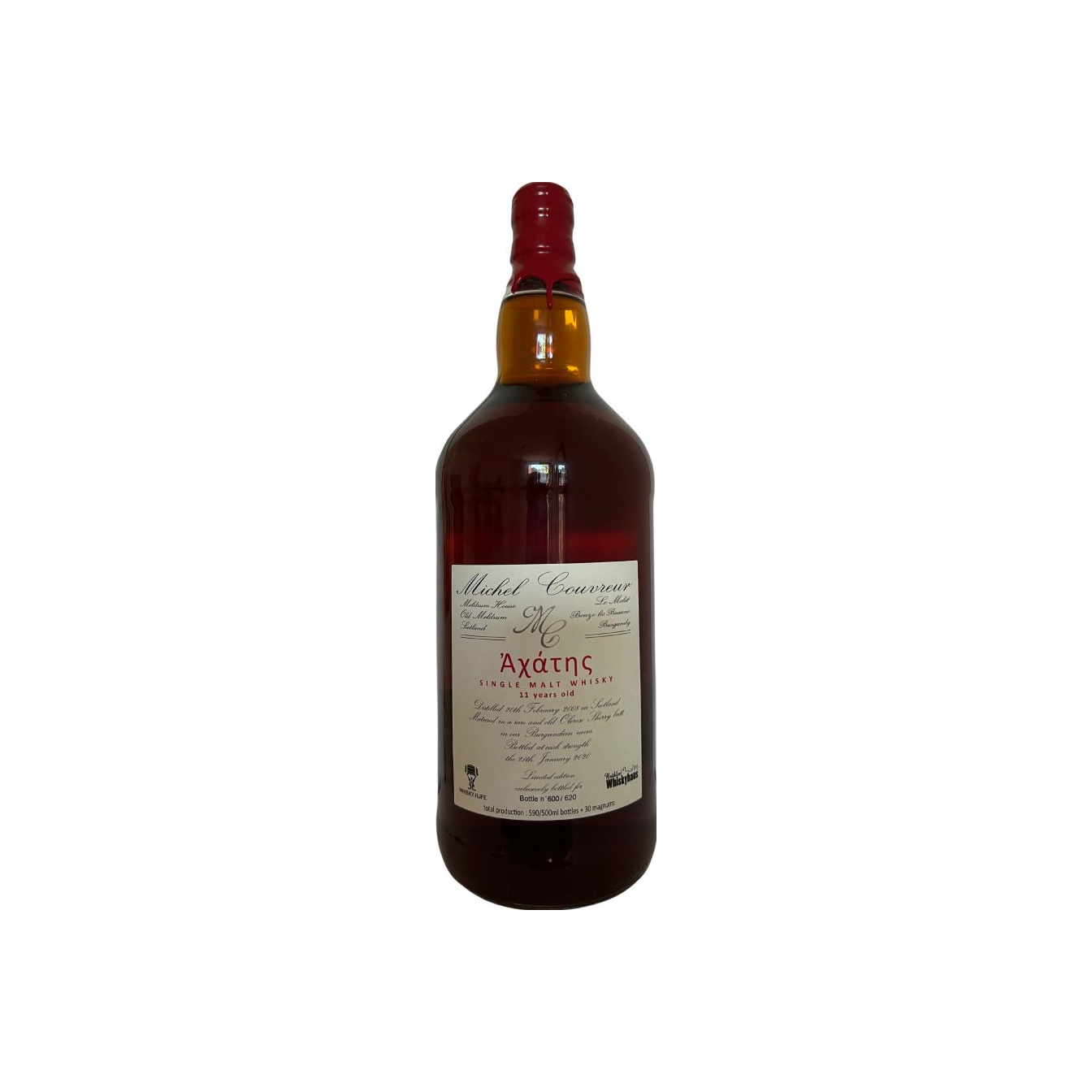 Michel Couvreur 2008 11 Years Single Malt Whisky