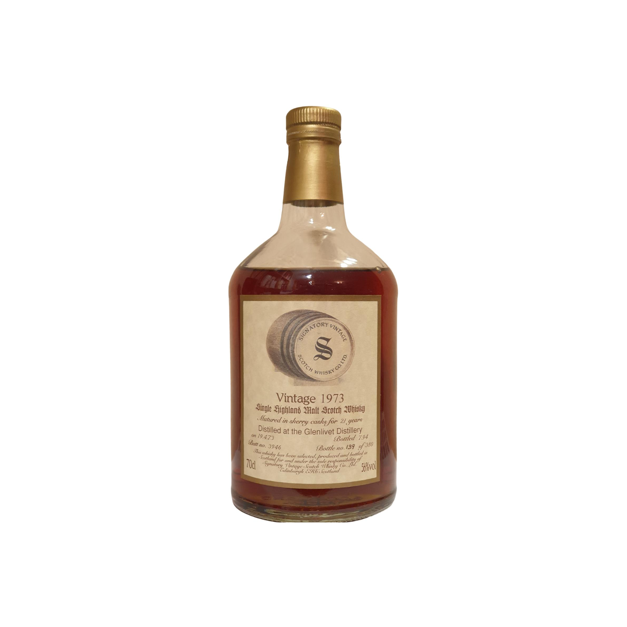 The Glenlivet Vintage Collection - Dumpy 1973 21 Years Single Malt Whisky