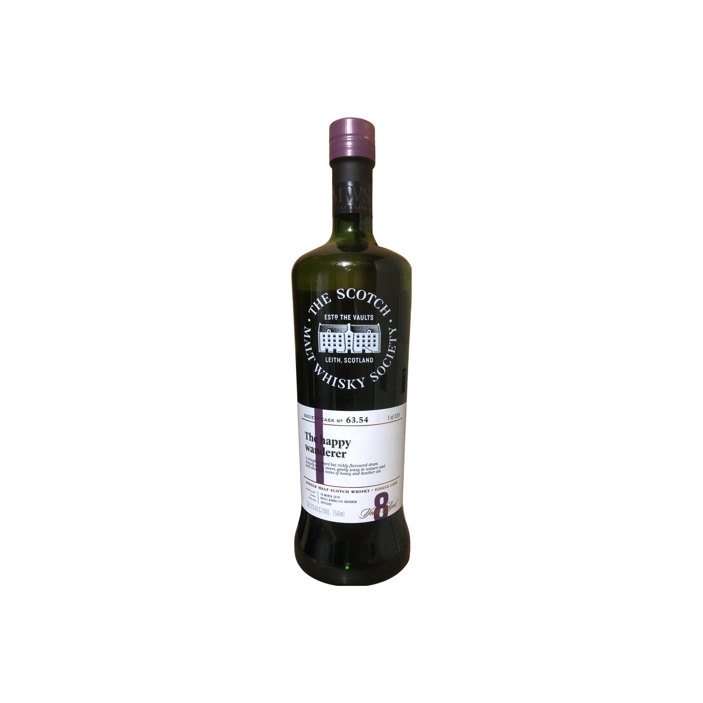 The Scotch Malt Whisky Society 2010 8 Years Single Malt Whisky
