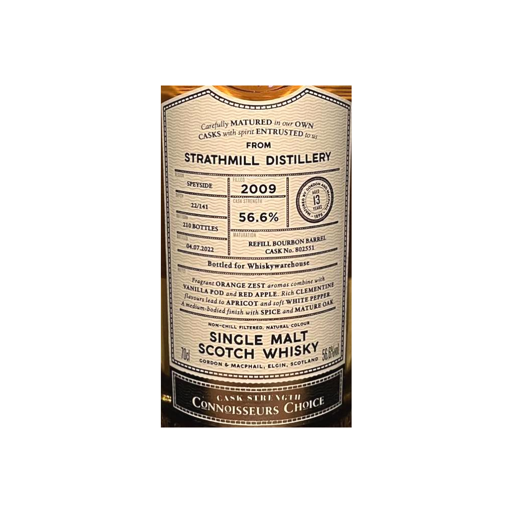 Gordon & MacPhail 2009 13 Years Single Malt Whisky