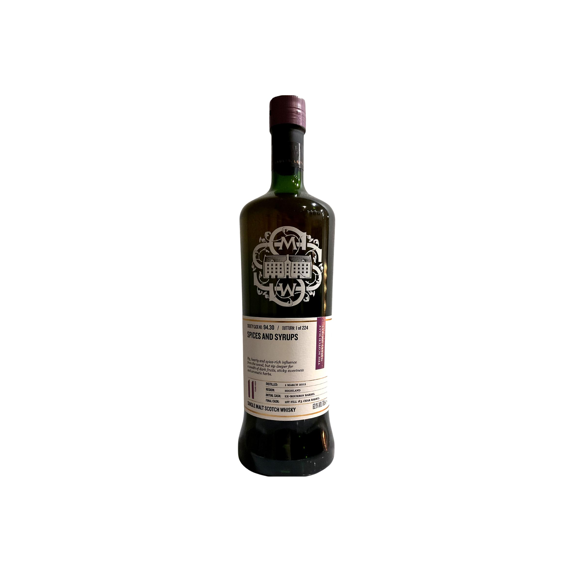 The Scotch Malt Whisky Society 2011 11 Years Single Malt Whisky