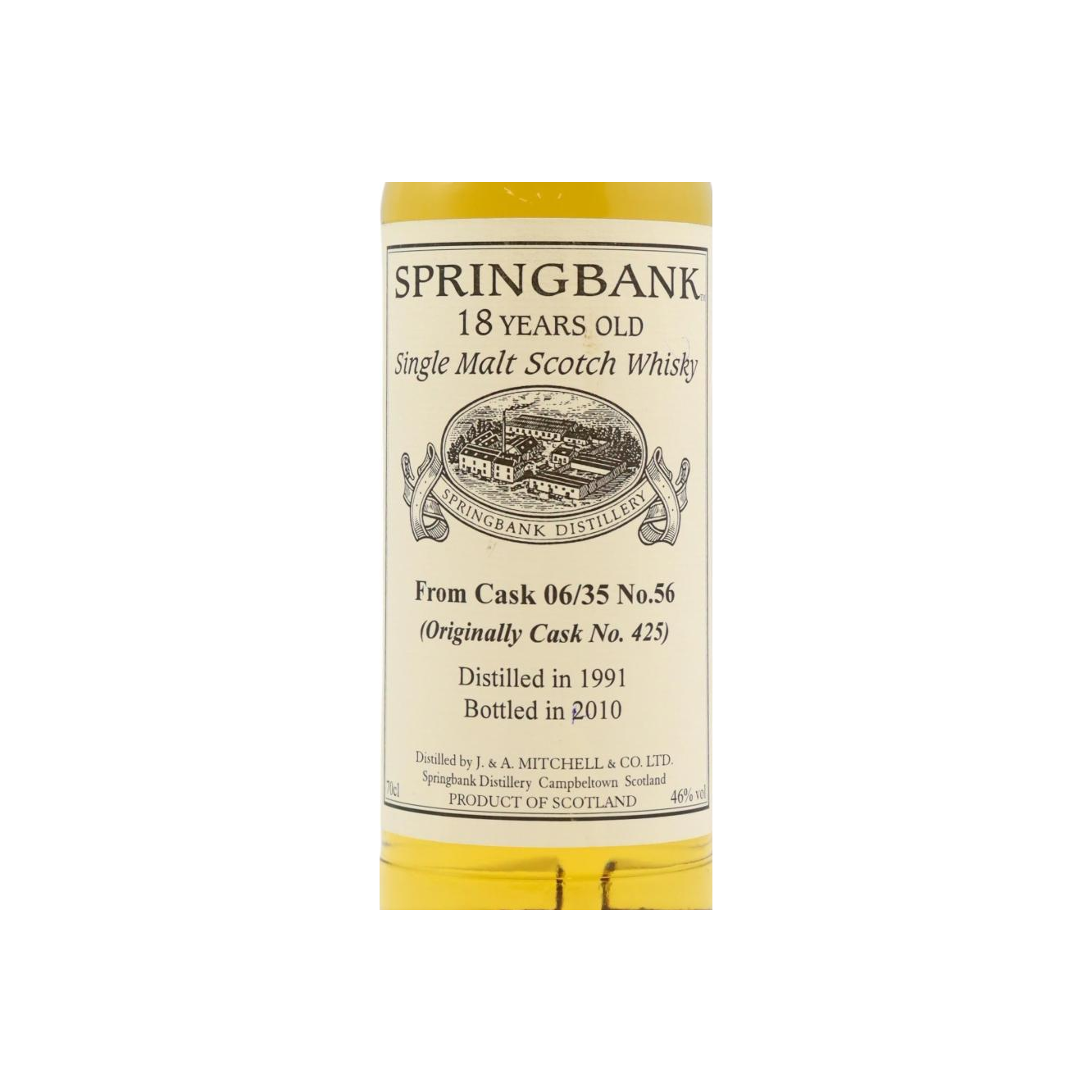 Springbank Private Bottling 1991 18 Years Single Malt Whisky 2