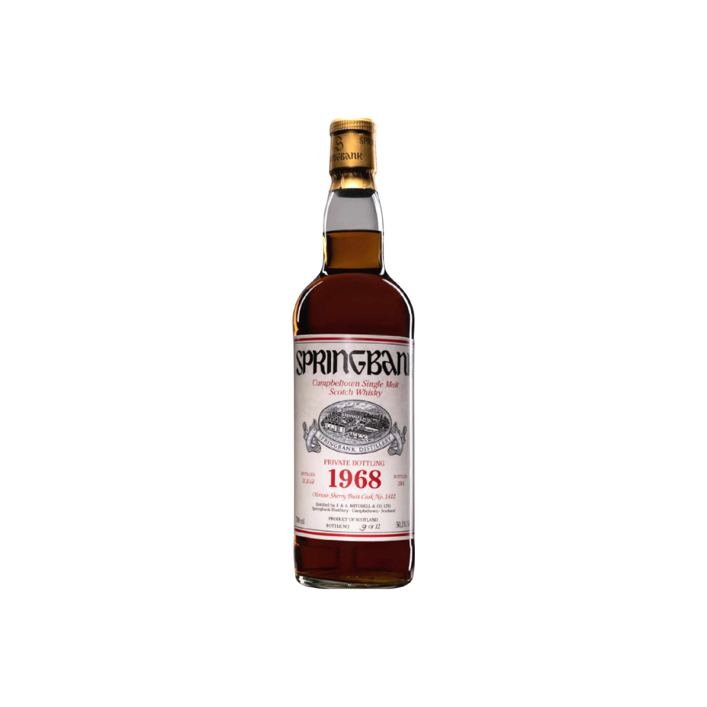 Springbank Private Bottling 1968 37 Years Single Malt Whisky