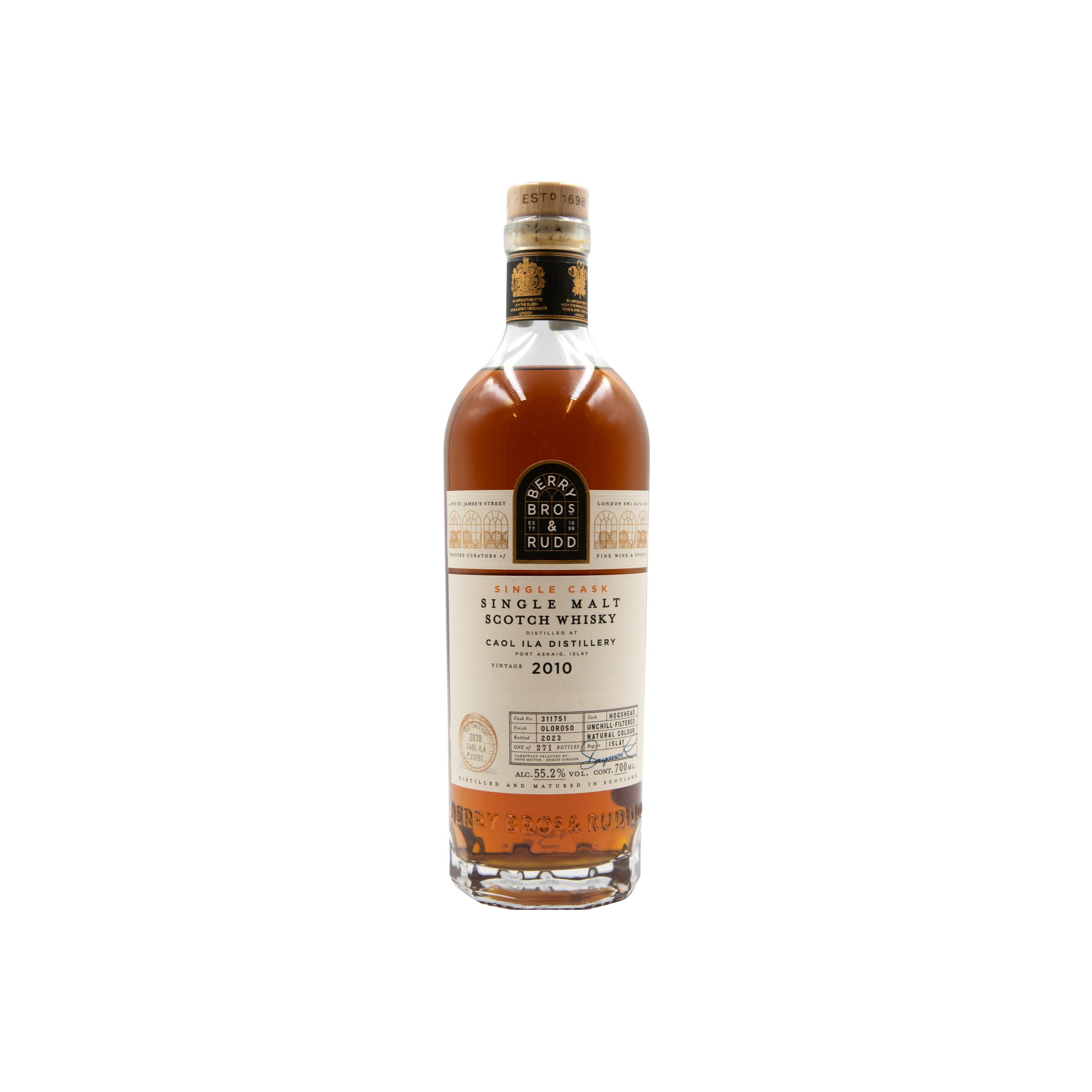 Berry Bros. & Rudd Single Cask 2010 Single Malt Whisky