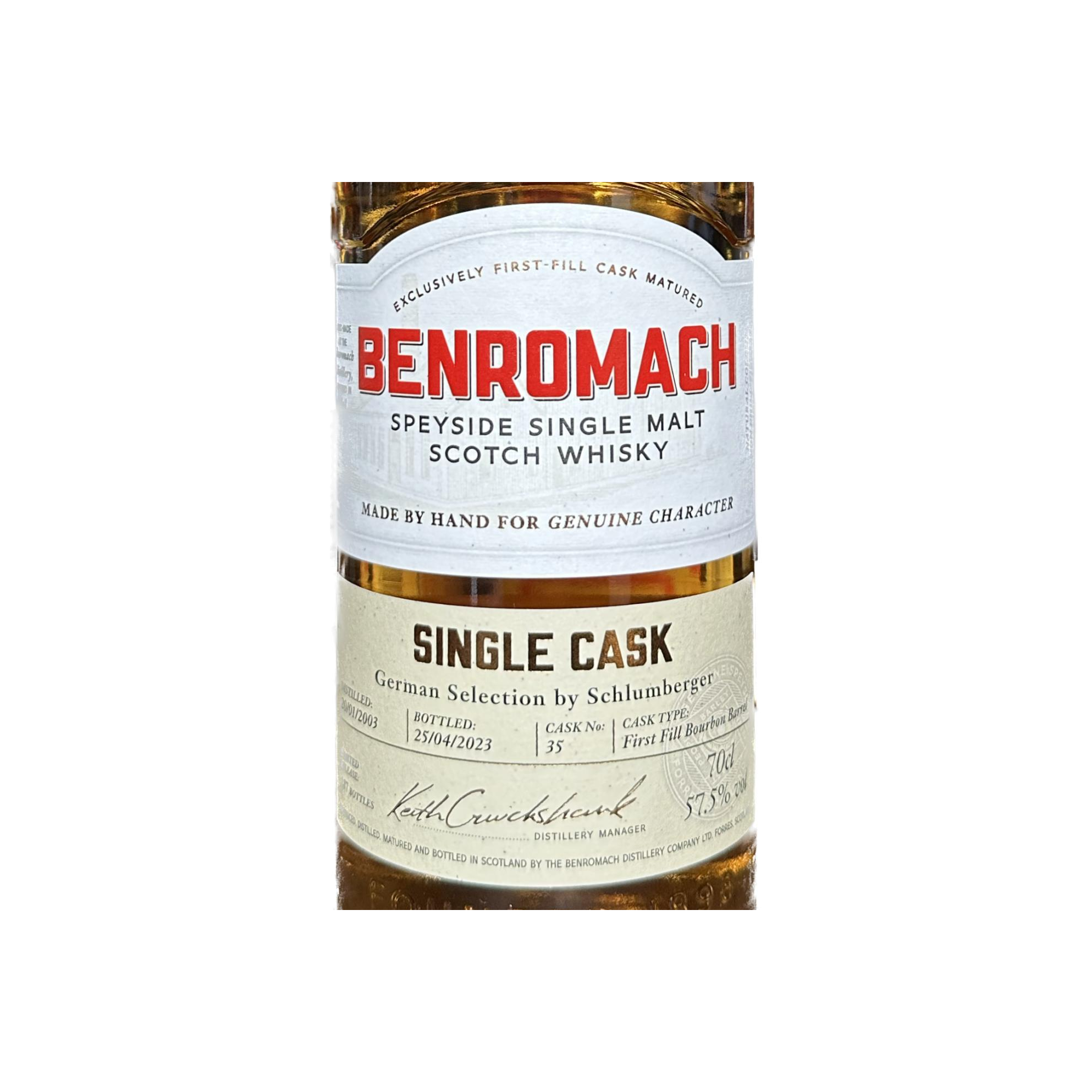 Benromach Single Cask 2003 Single Malt Whisky 2
