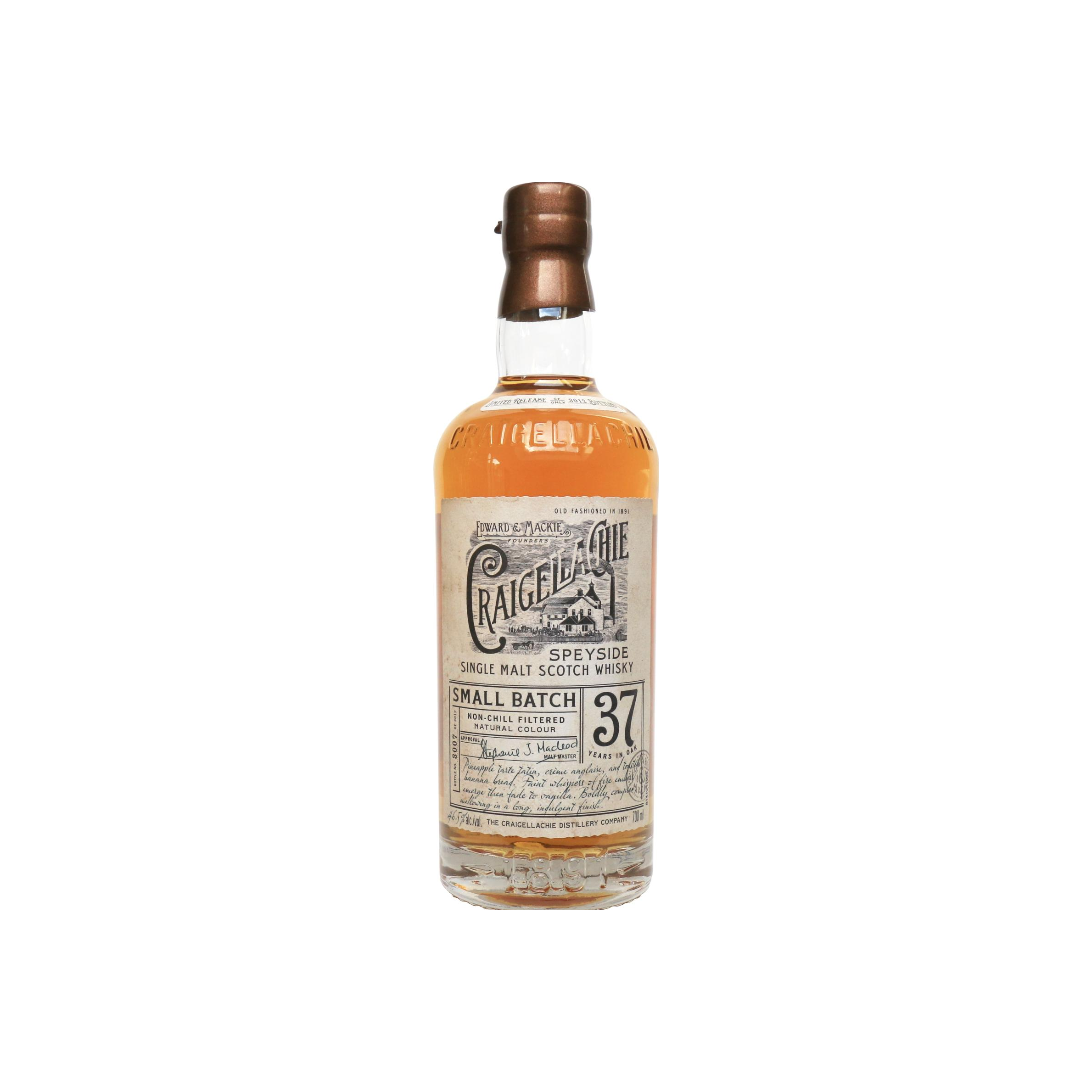 Craigellachie Small Batch 37 Years Single Malt Whisky