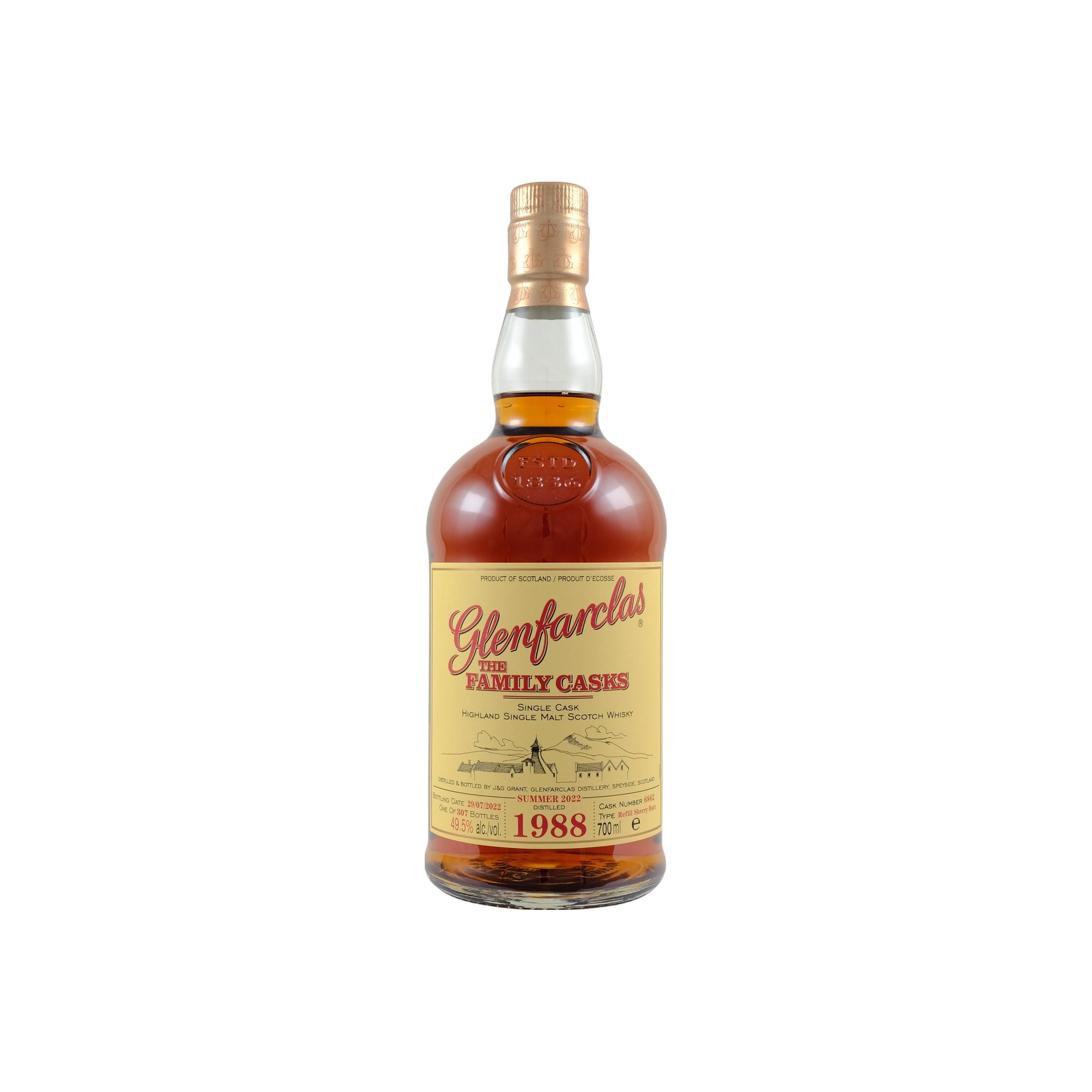 Glenfarclas 1988 34 Years Single Malt Whisky