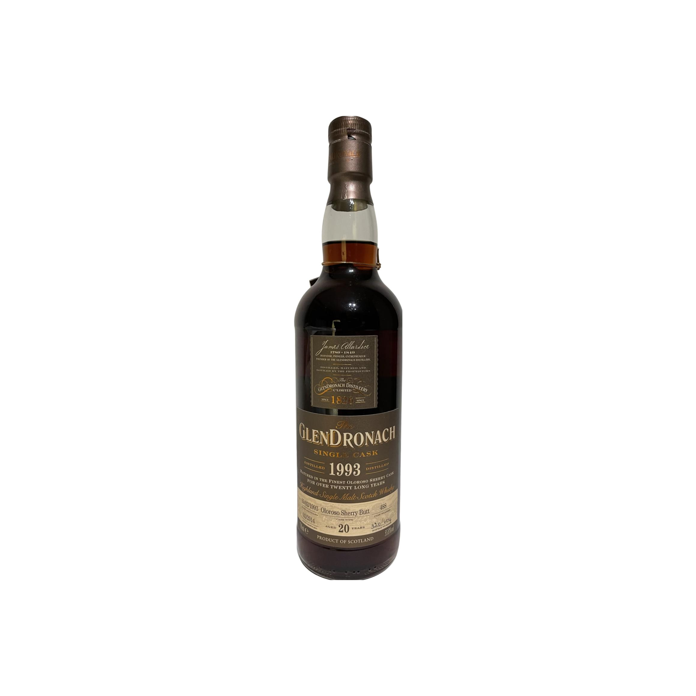 GlenDronach Single Cask 1993 20 Years Single Malt Whisky