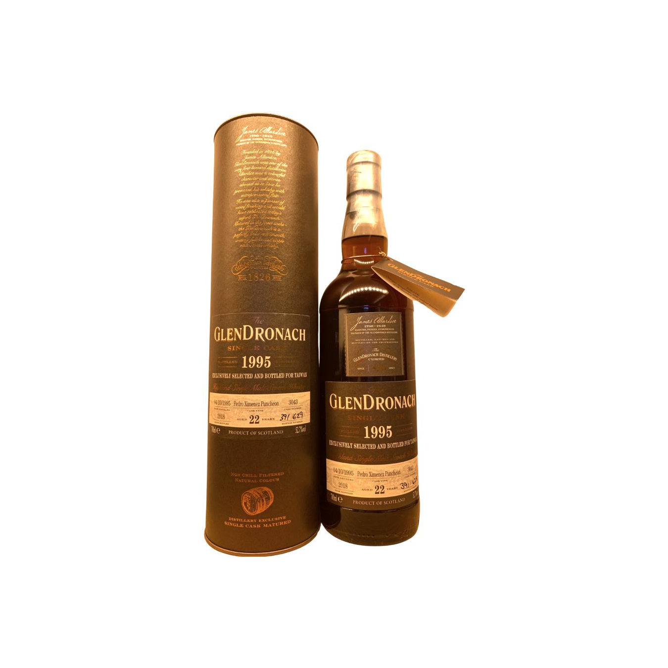 GlenDronach Single Cask 1995 22 Years Single Malt Whisky 2