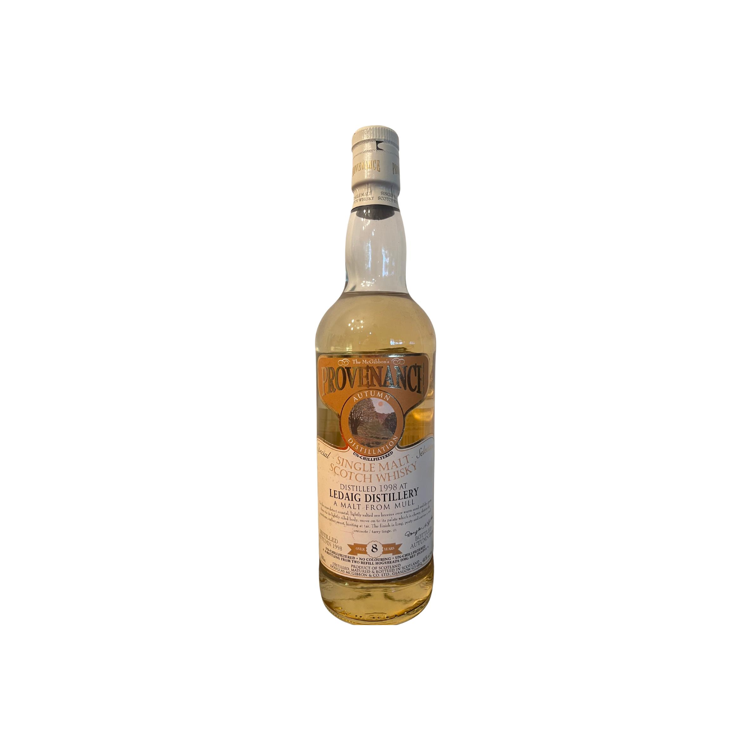 Tobermory McGibbon's Provenance 1998 8 Years Single Malt Whisky