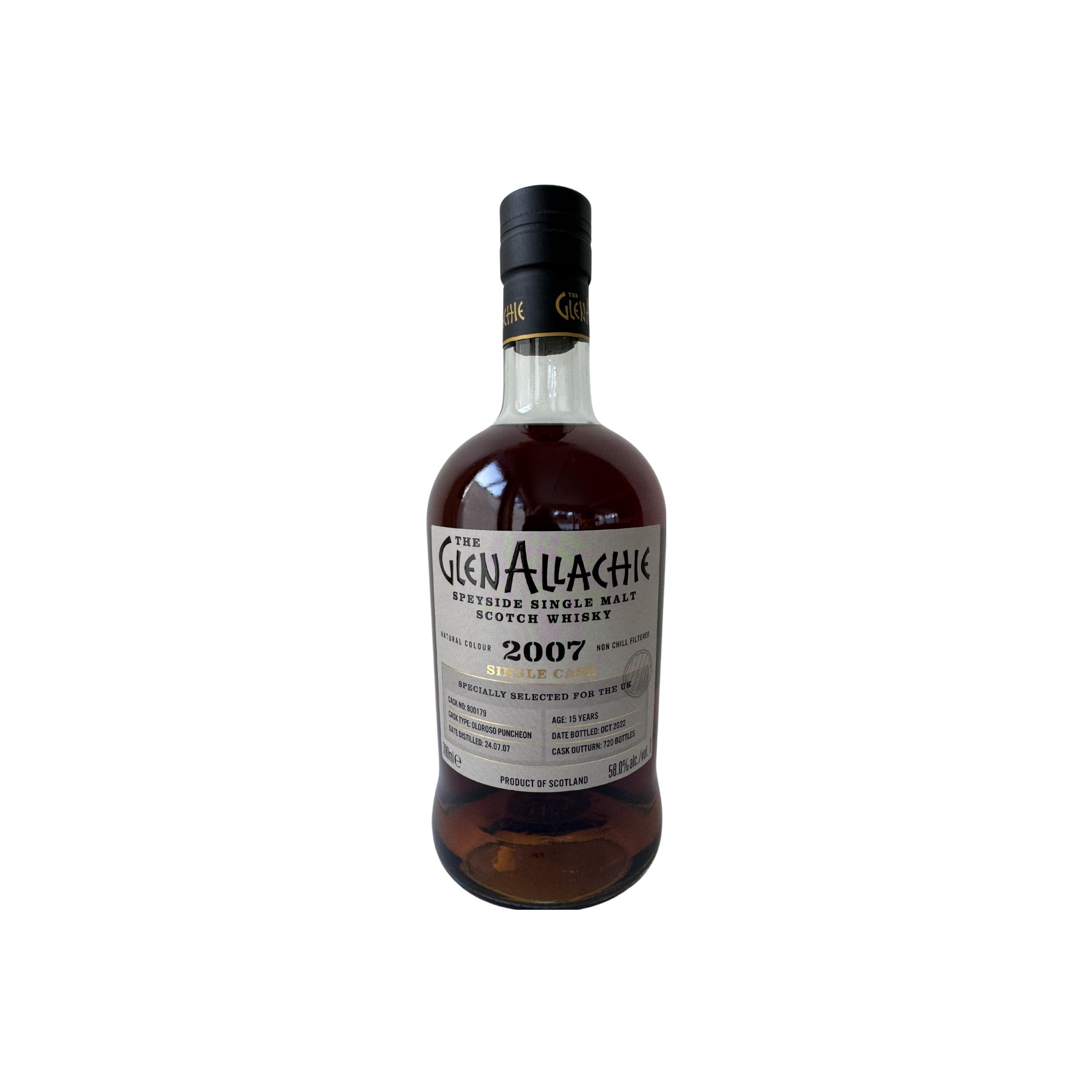 The GlenAllachie Single Cask 2007 15 Years Single Malt Whisky