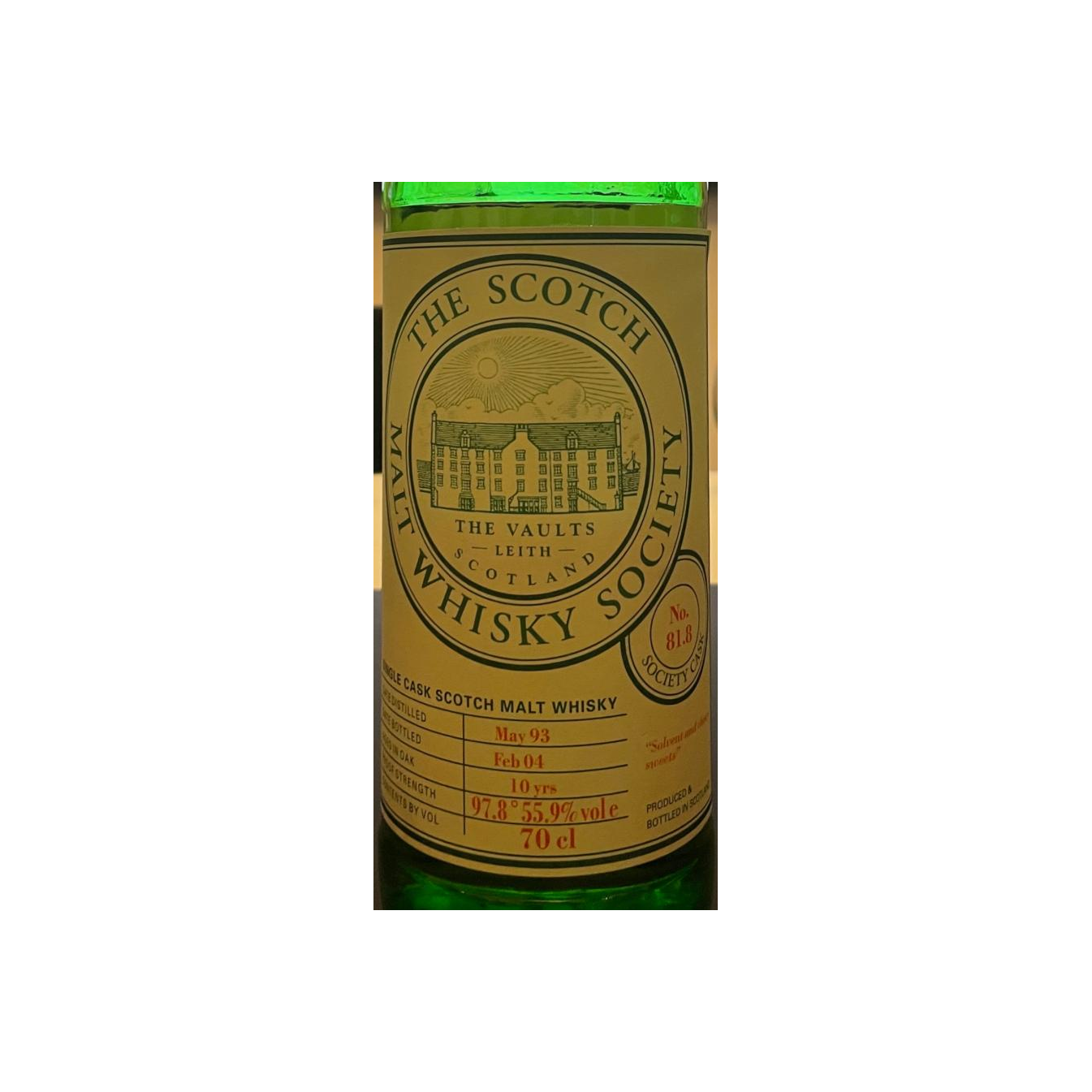 The Scotch Malt Whisky Society 1993 10 Years Single Malt Whisky 2