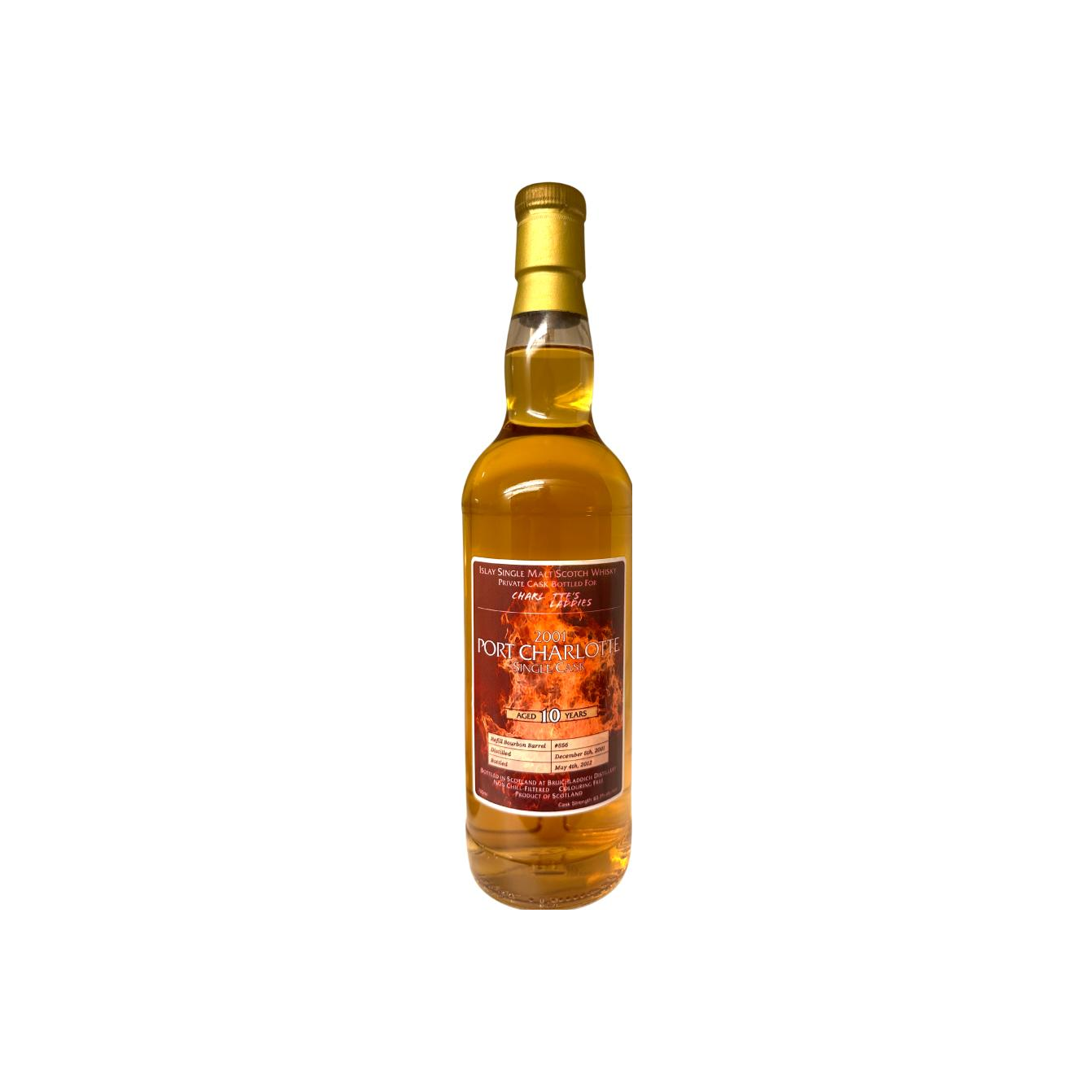 Port Charlotte Private Cask 2001 10 Years Single Malt Whisky