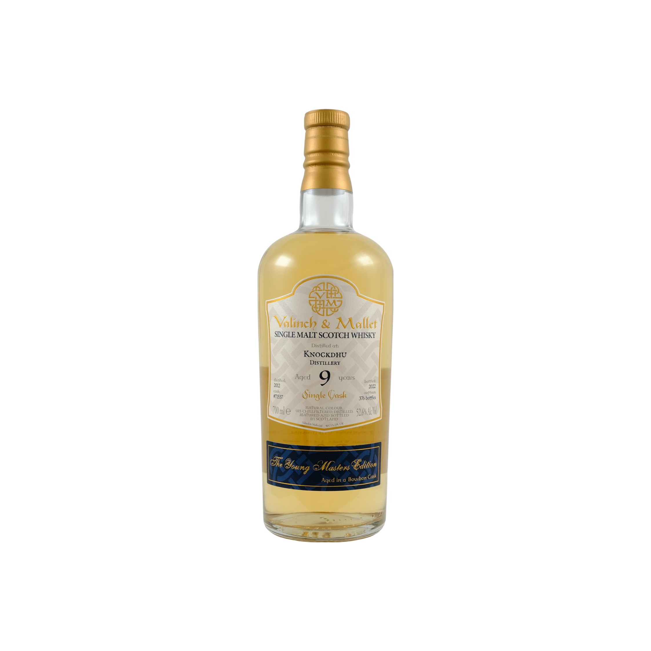 The Knockdhu 2012 9 Years Single Malt Whisky