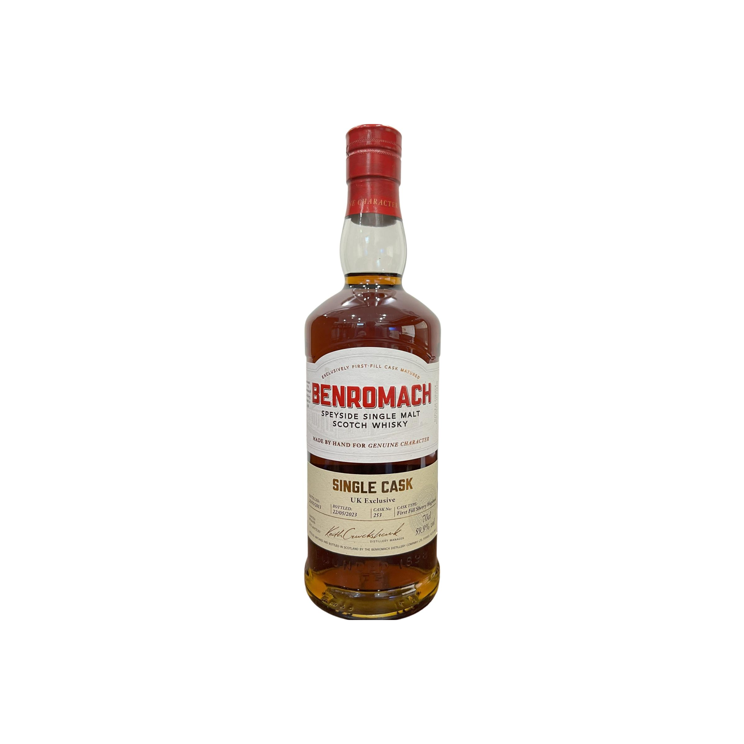 Benromach Single Cask 2013 Single Malt Whisky