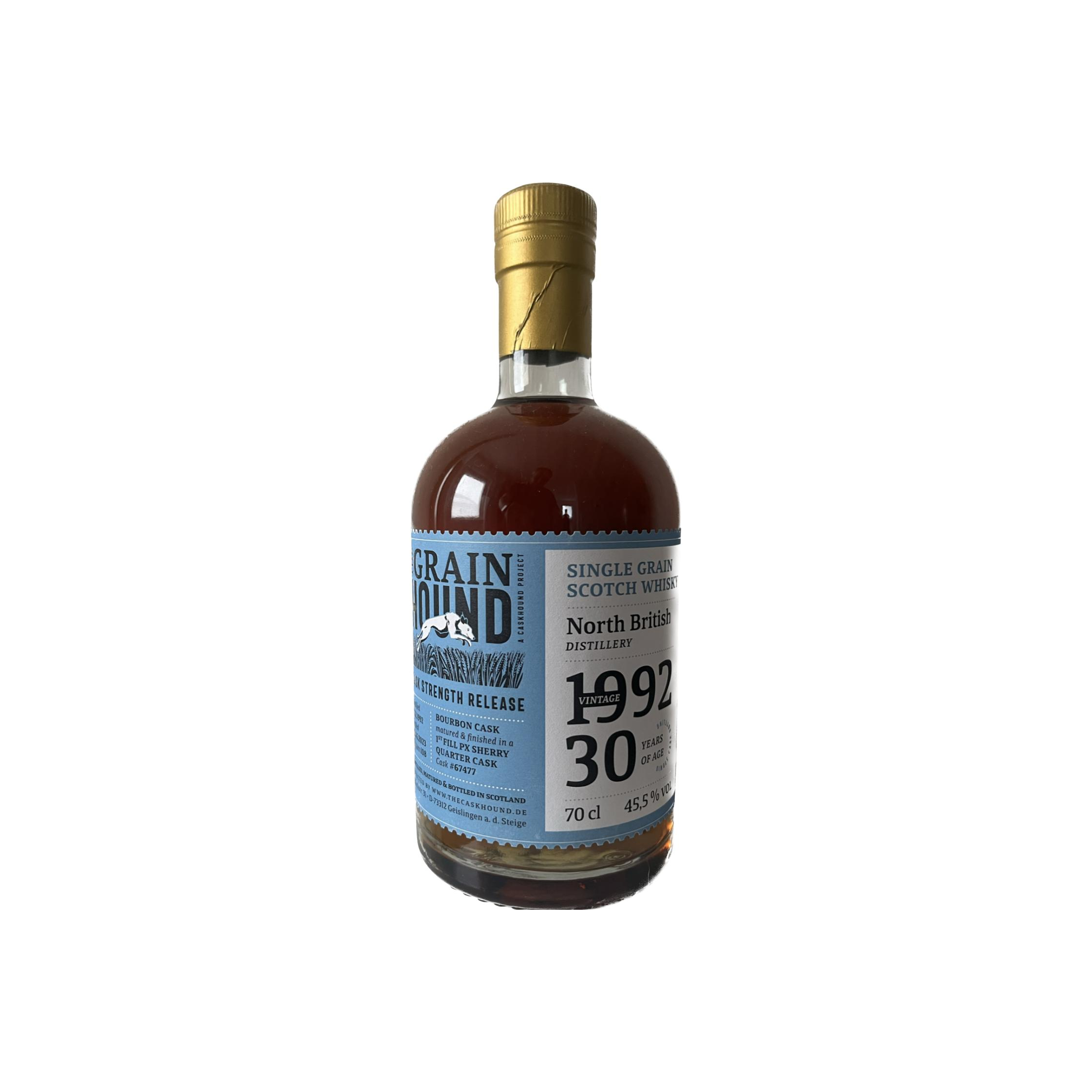 North British 1992 30 Years Single Grain Whisky