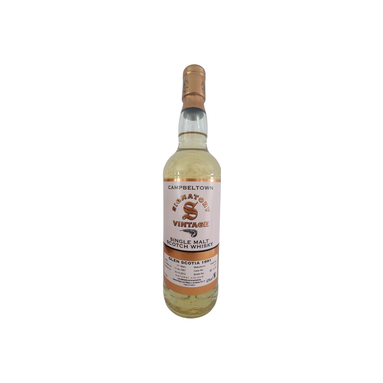 Glen Scotia Vintage Collection 1991 21 Years Single Malt Whisky