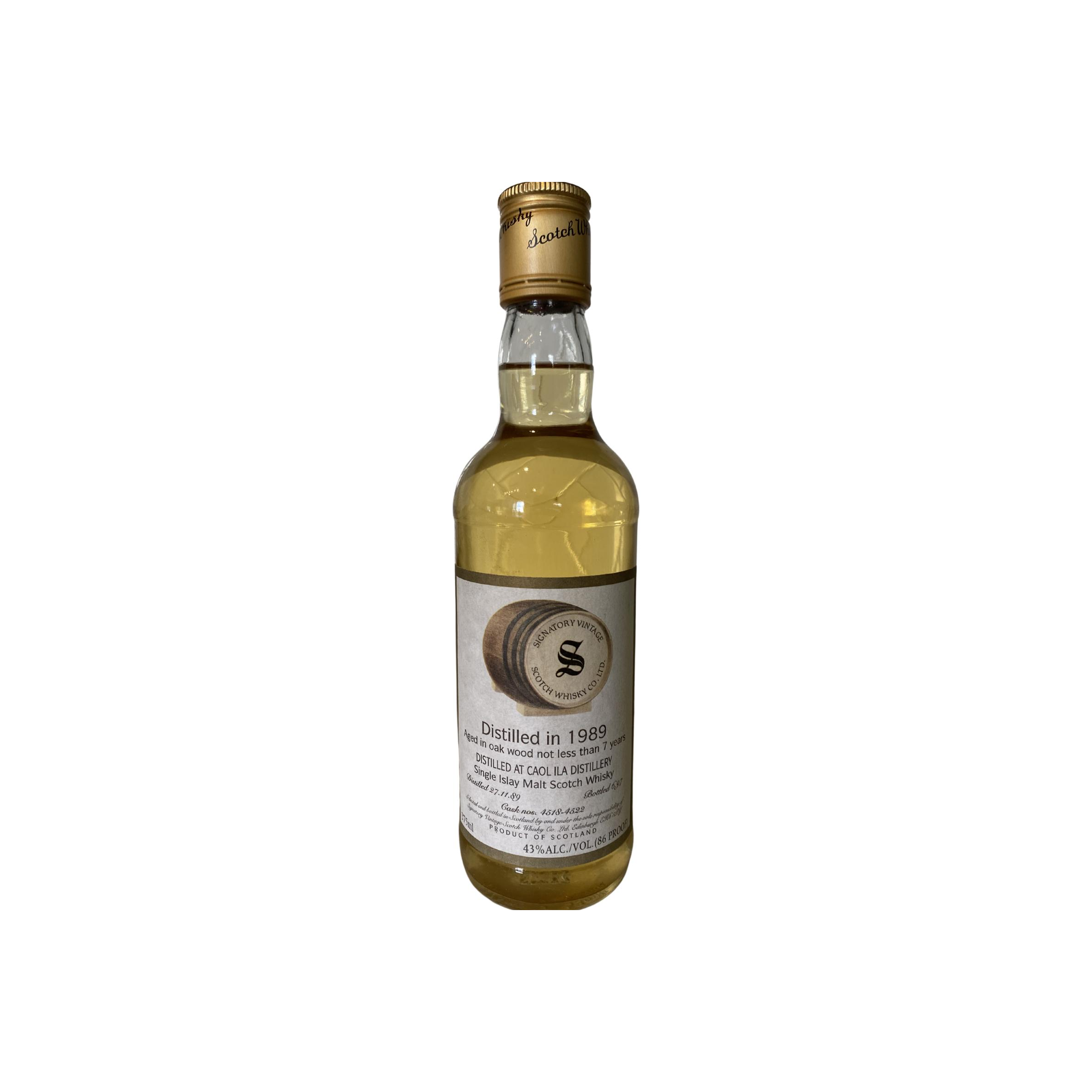 Caol Ila Vintage Collection 1989 7 Years Single Malt Whisky
