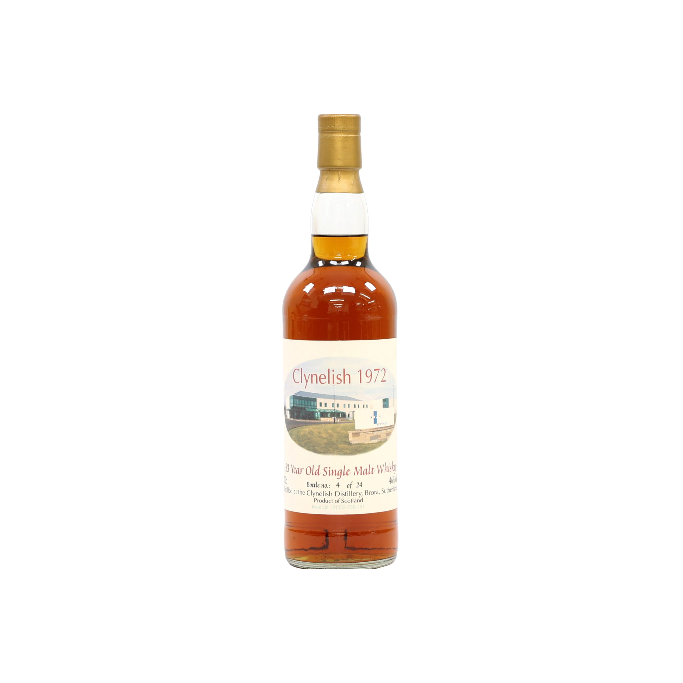 Clynelish 1972 33 Years Single Malt Whisky
