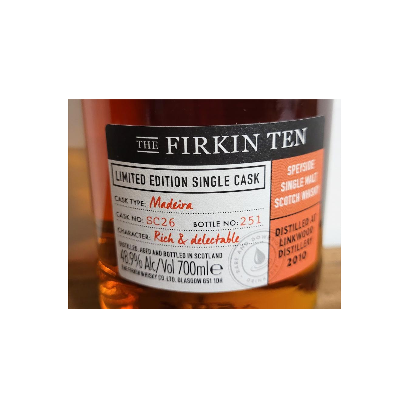 Linkwood 2010 Single Malt Whisky 2