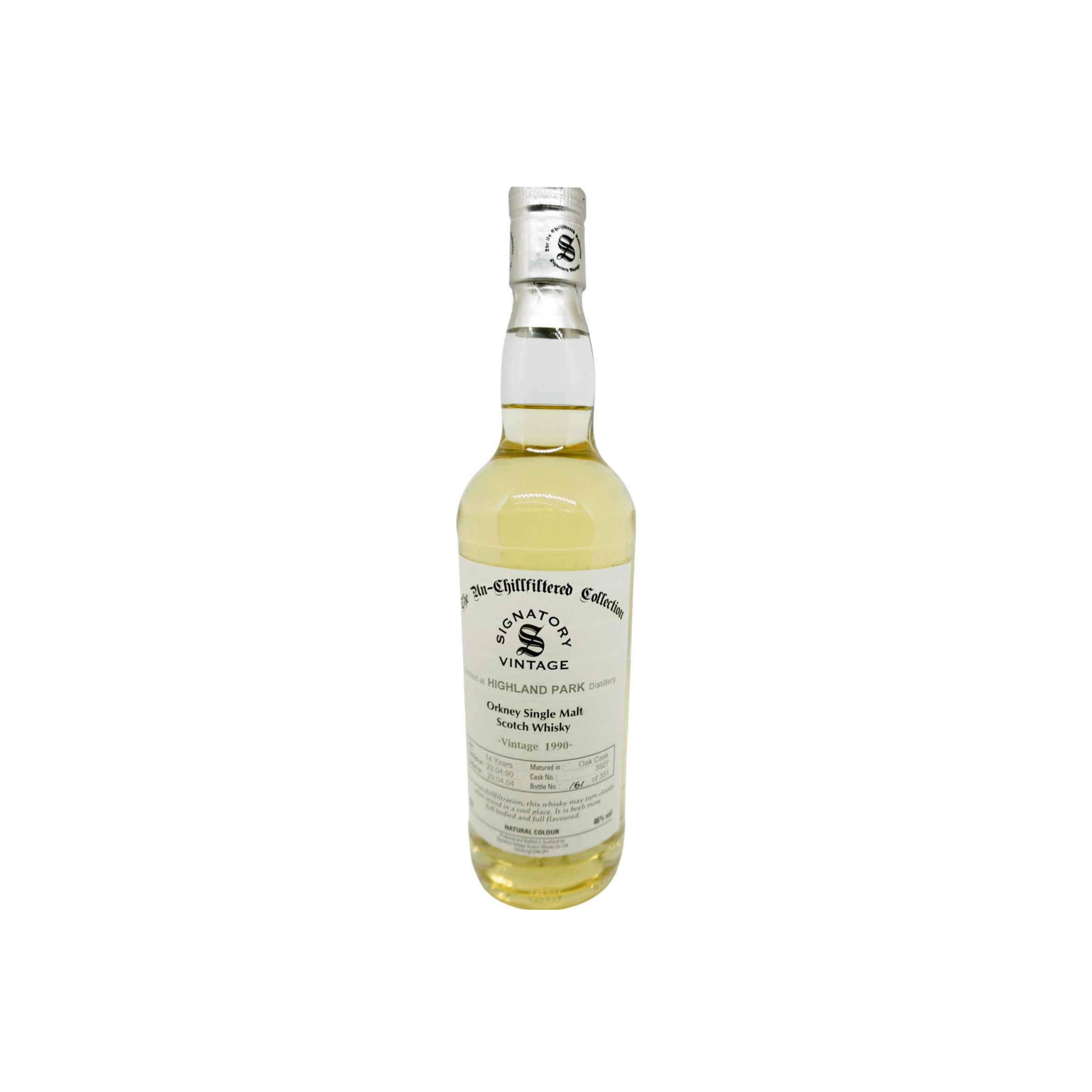 Highland Park The Un-Chillfiltered Collection 1990 14 Years Single Malt Whisky