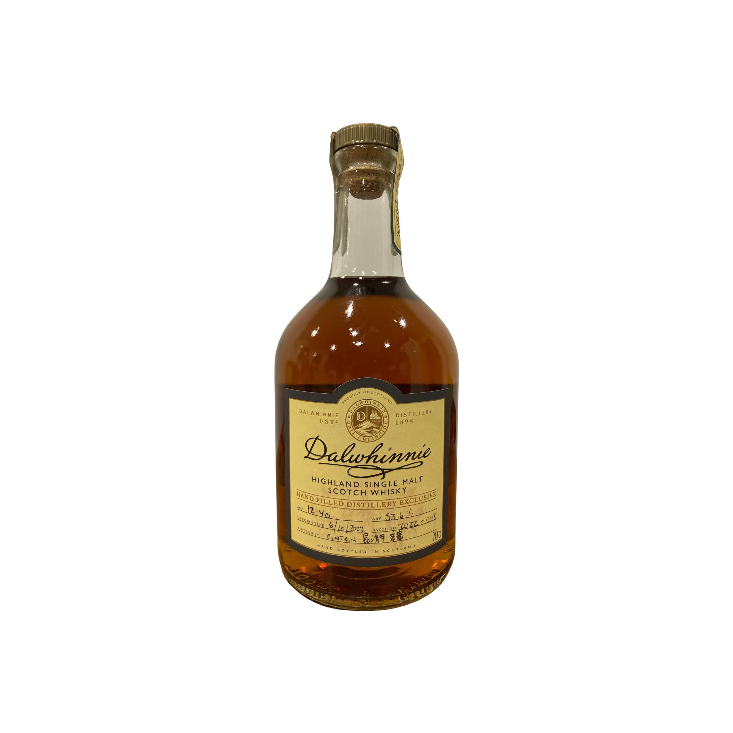 Dalwhinnie 12 Years Single Malt Whisky