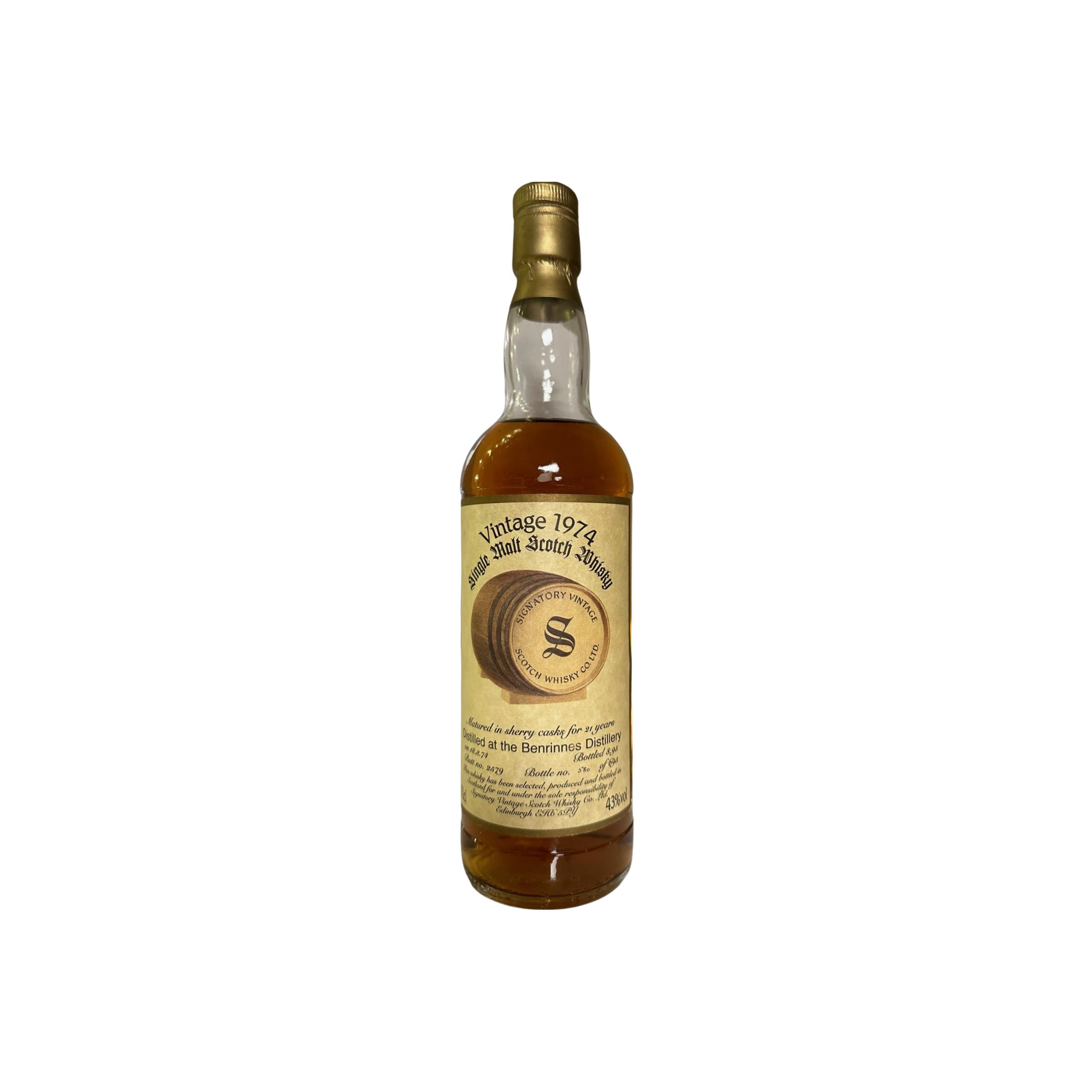 Benrinnes Vintage Collection 1974 21 Years Single Malt Whisky