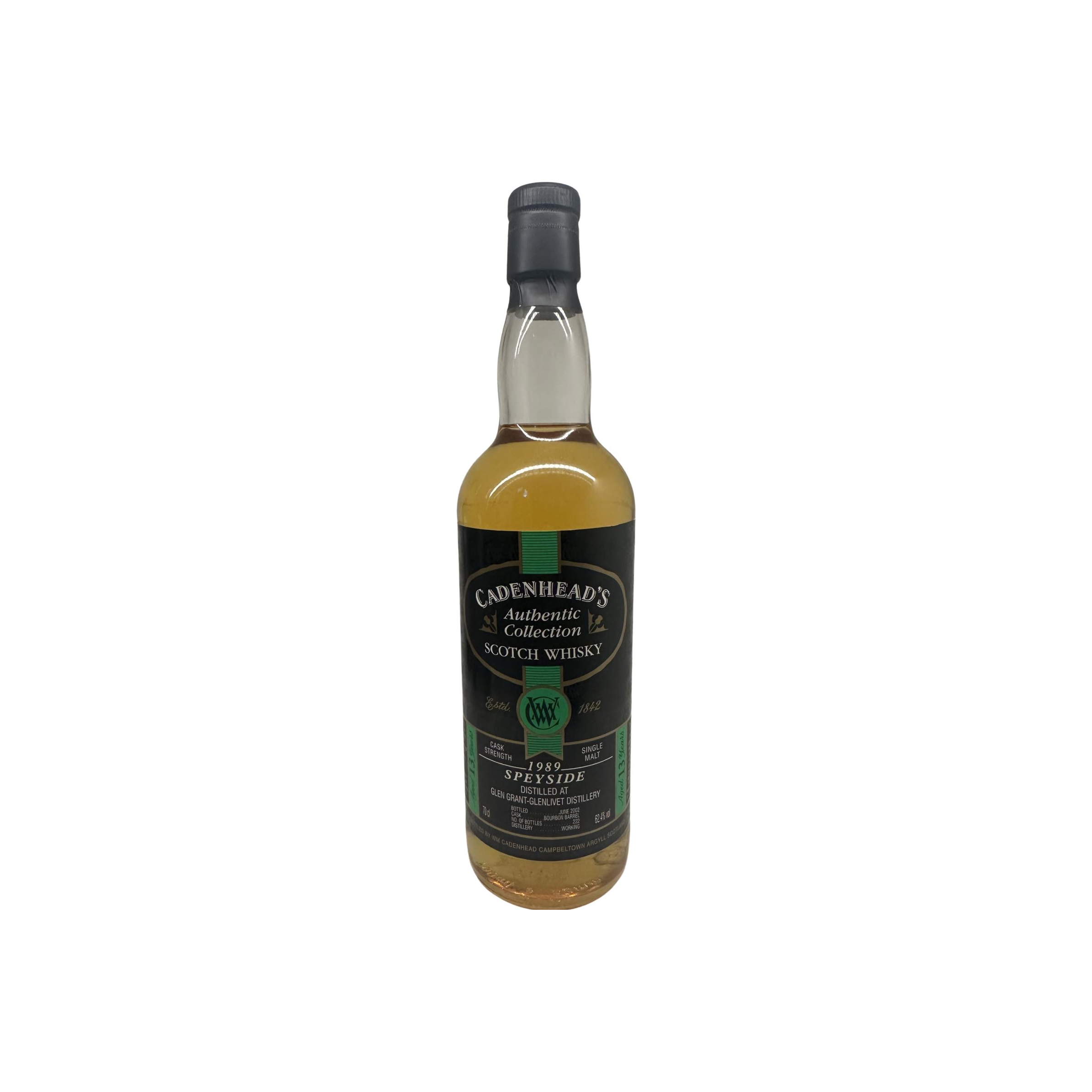 Glen Grant Authentic Collection 1989 13 Years Single Malt Whisky