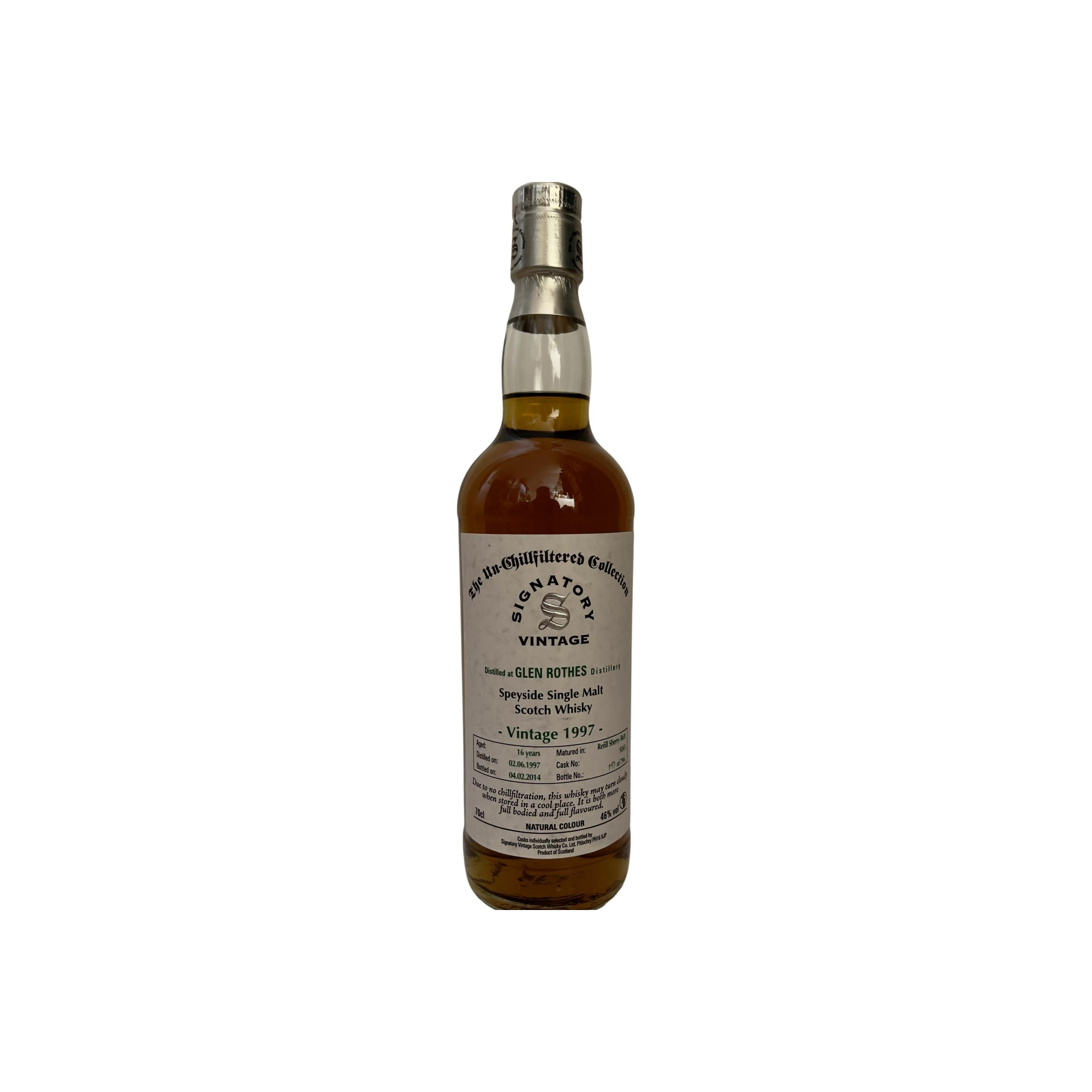 The Glenrothes The Un-Chillfiltered Collection 1997 16 Years Single Malt Whisky