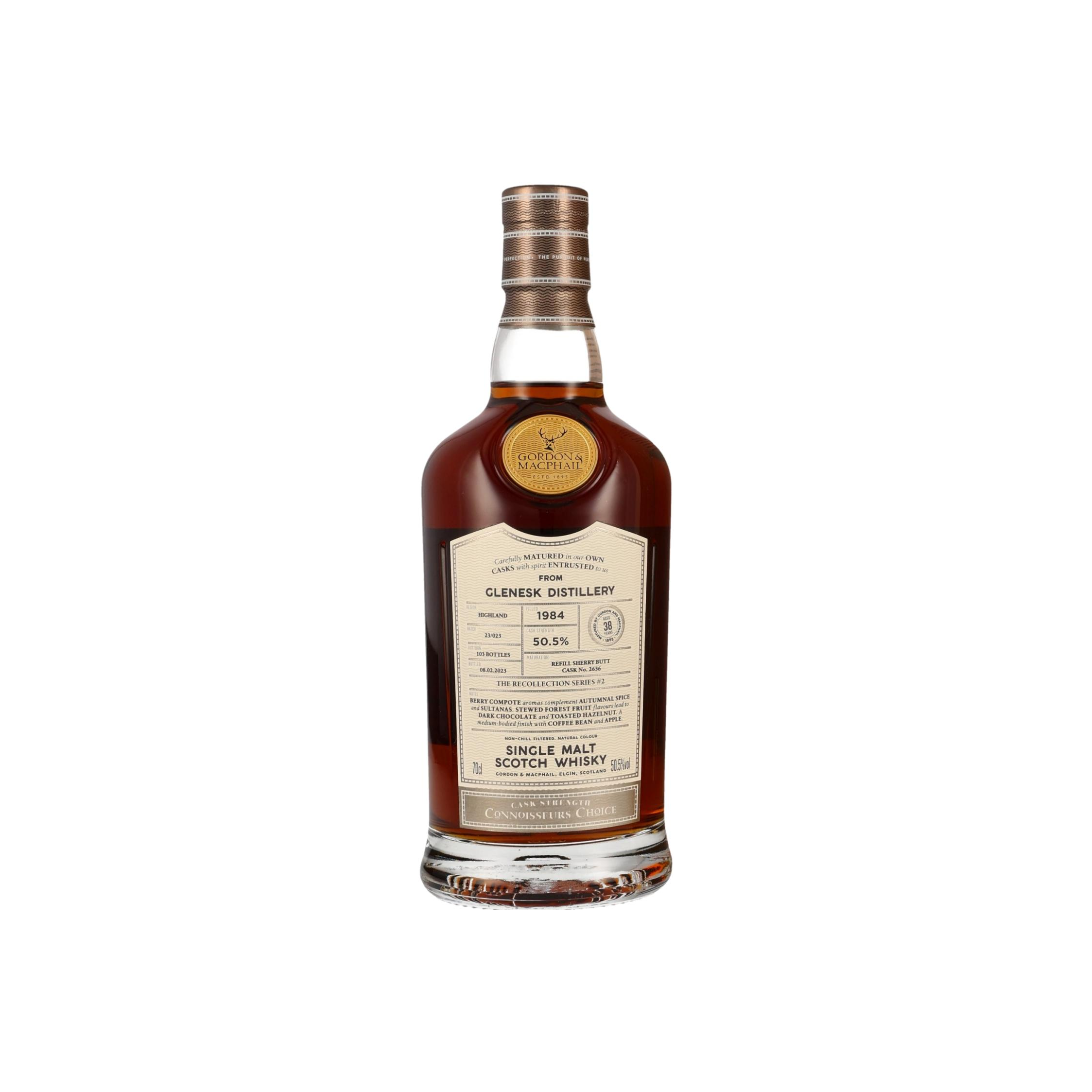 Glenesk Connoisseurs Choice - Cask Strength 1984 38 Years Single Malt Whisky