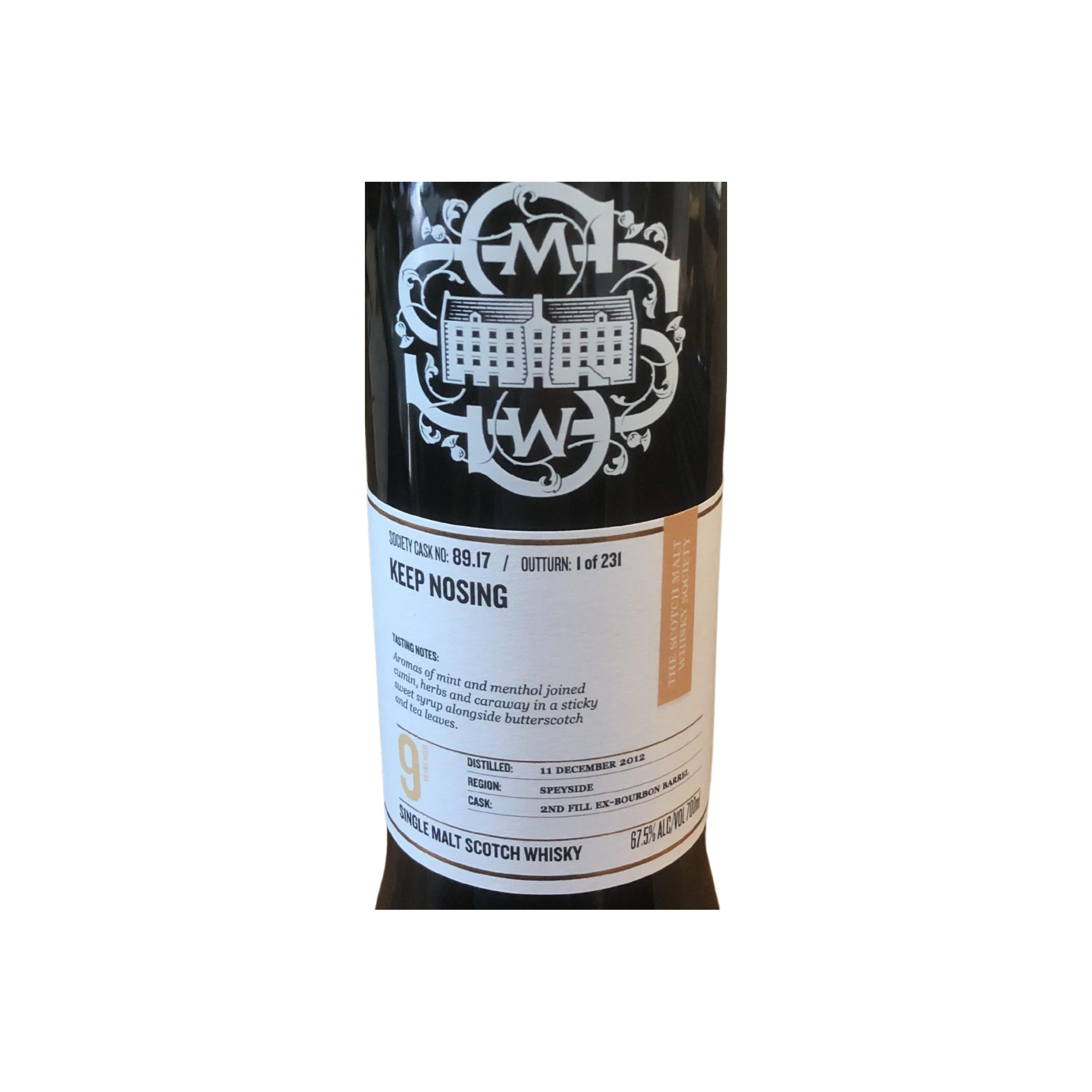 The Scotch Malt Whisky Society 2012 9 Years Single Malt Whisky 2