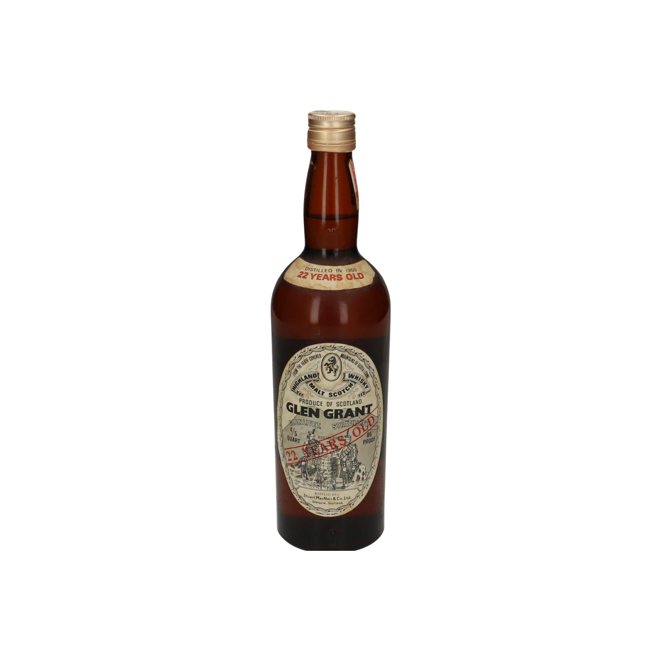 Glen Grant 1950 22 Years Single Malt Whisky