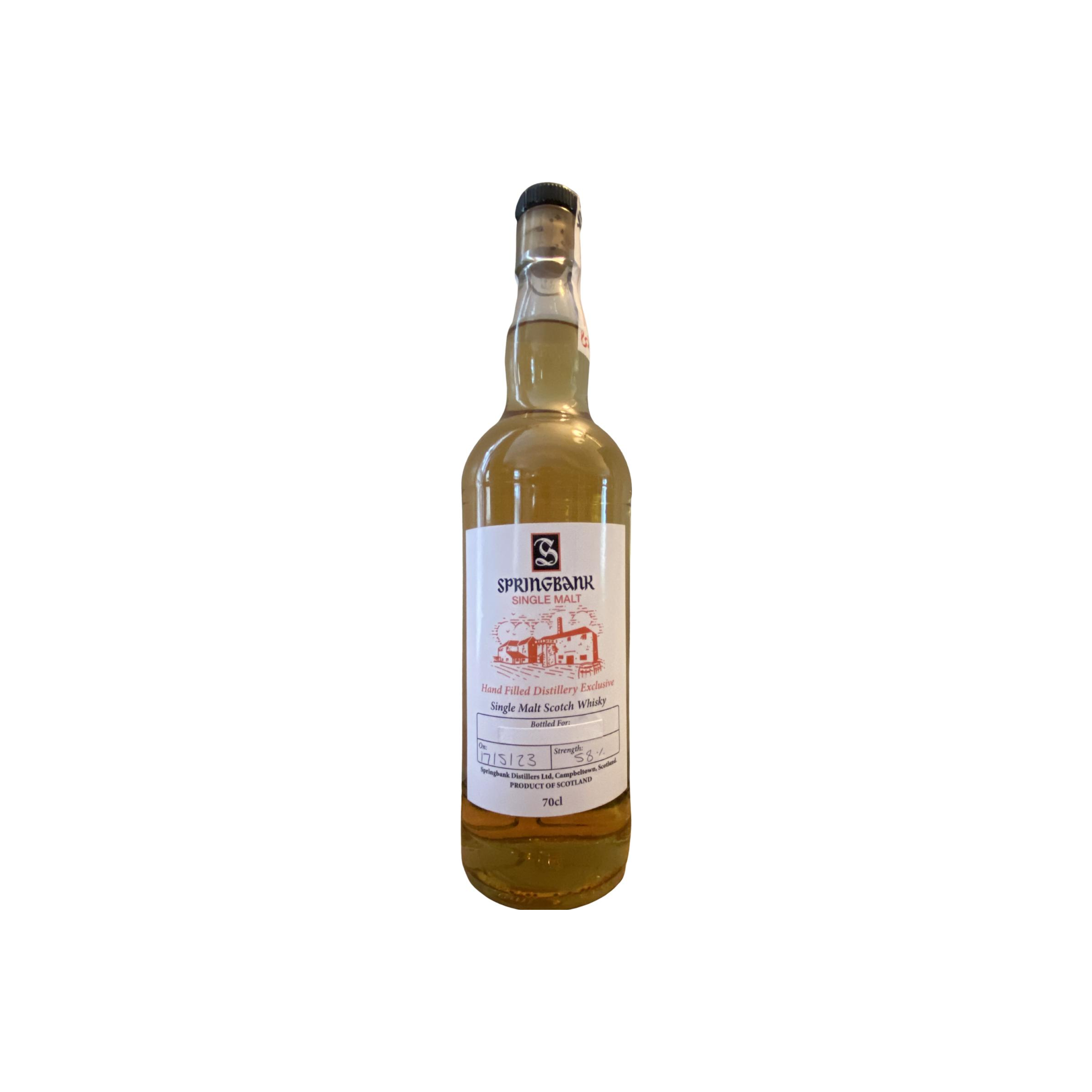 Springbank Single Malt Whisky