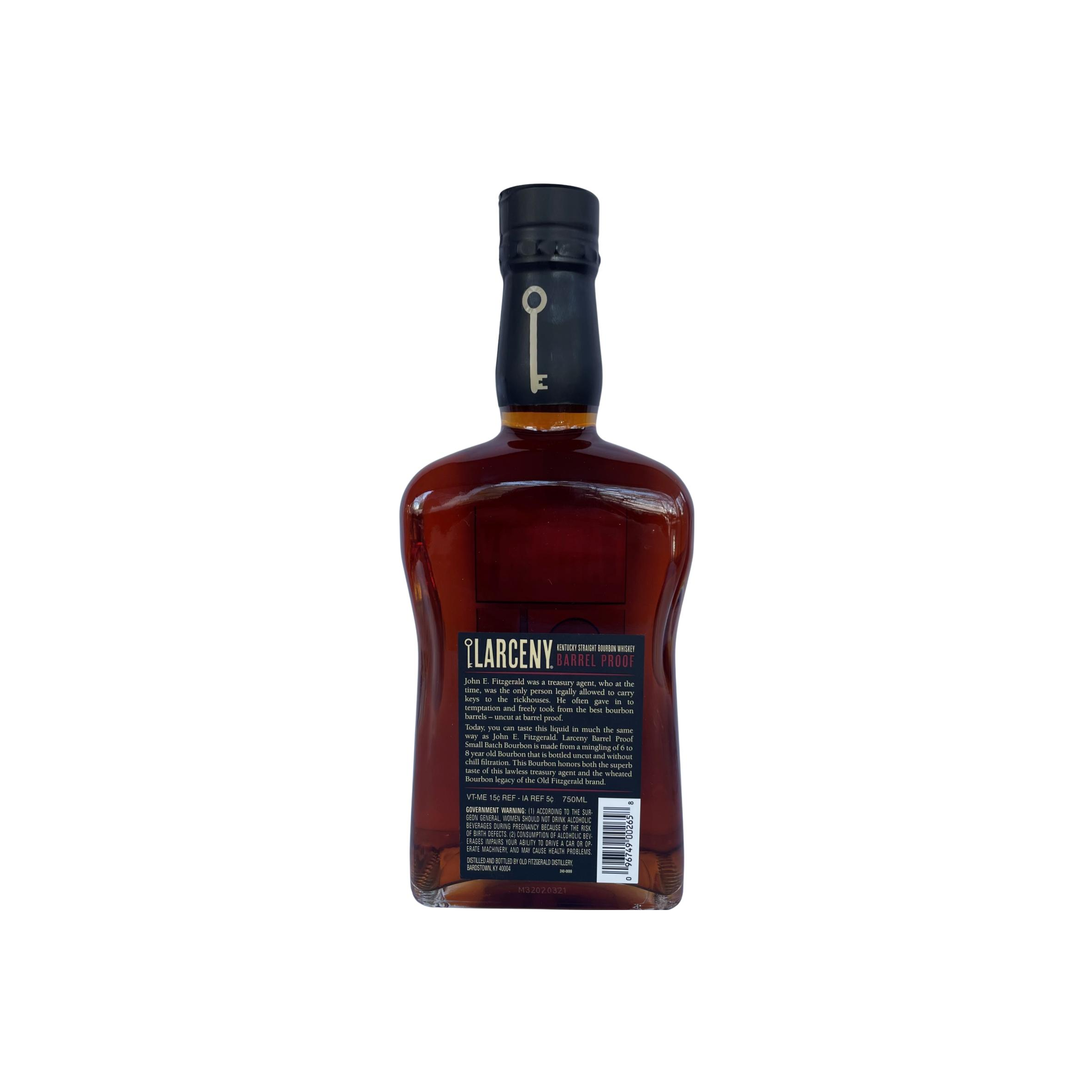 John E. Fitzgerald Larceny Barrel Proof 2