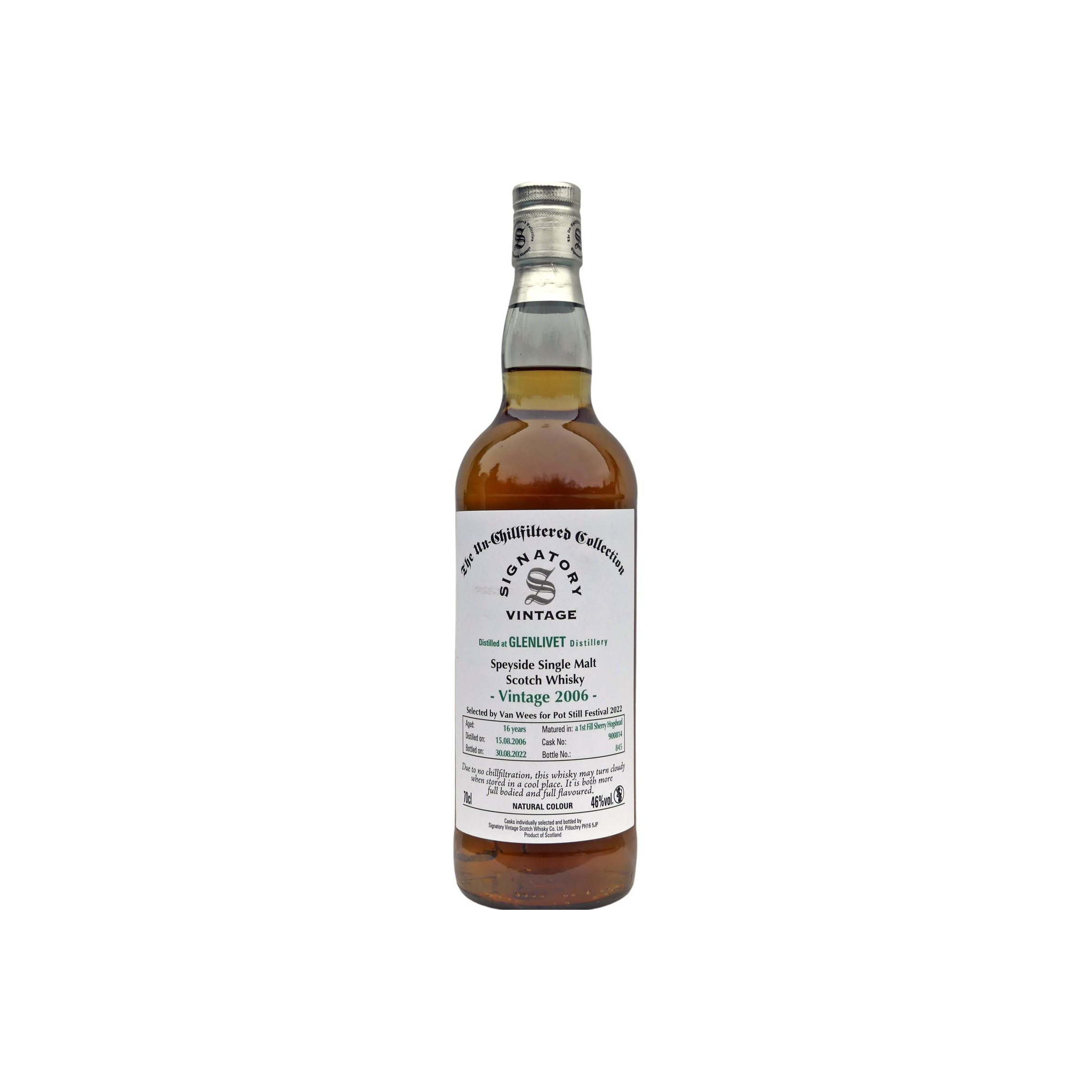 The Glenlivet The Un-Chillfiltered Collection 2006 16 Years Single Malt Whisky