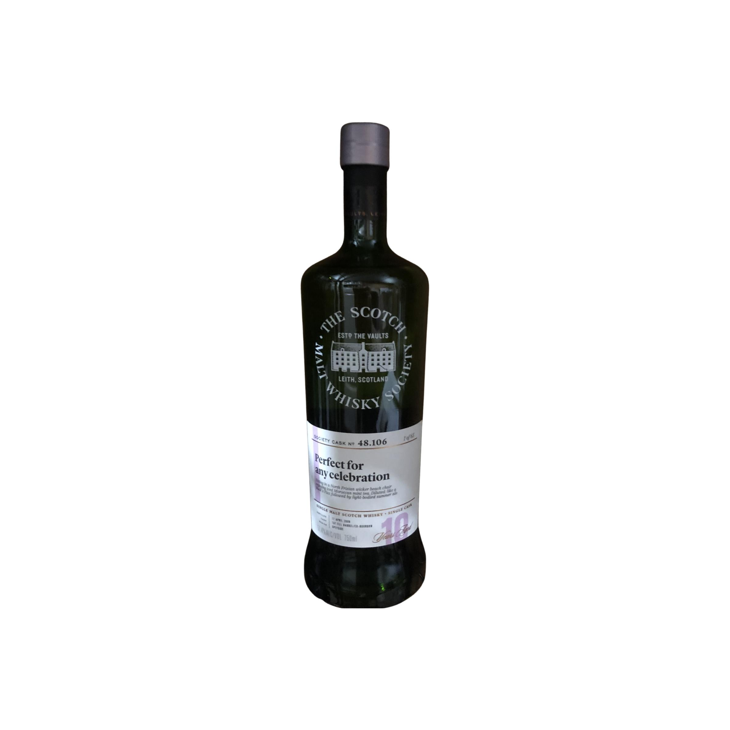 The Scotch Malt Whisky Society 2008 10 Years Single Malt Whisky