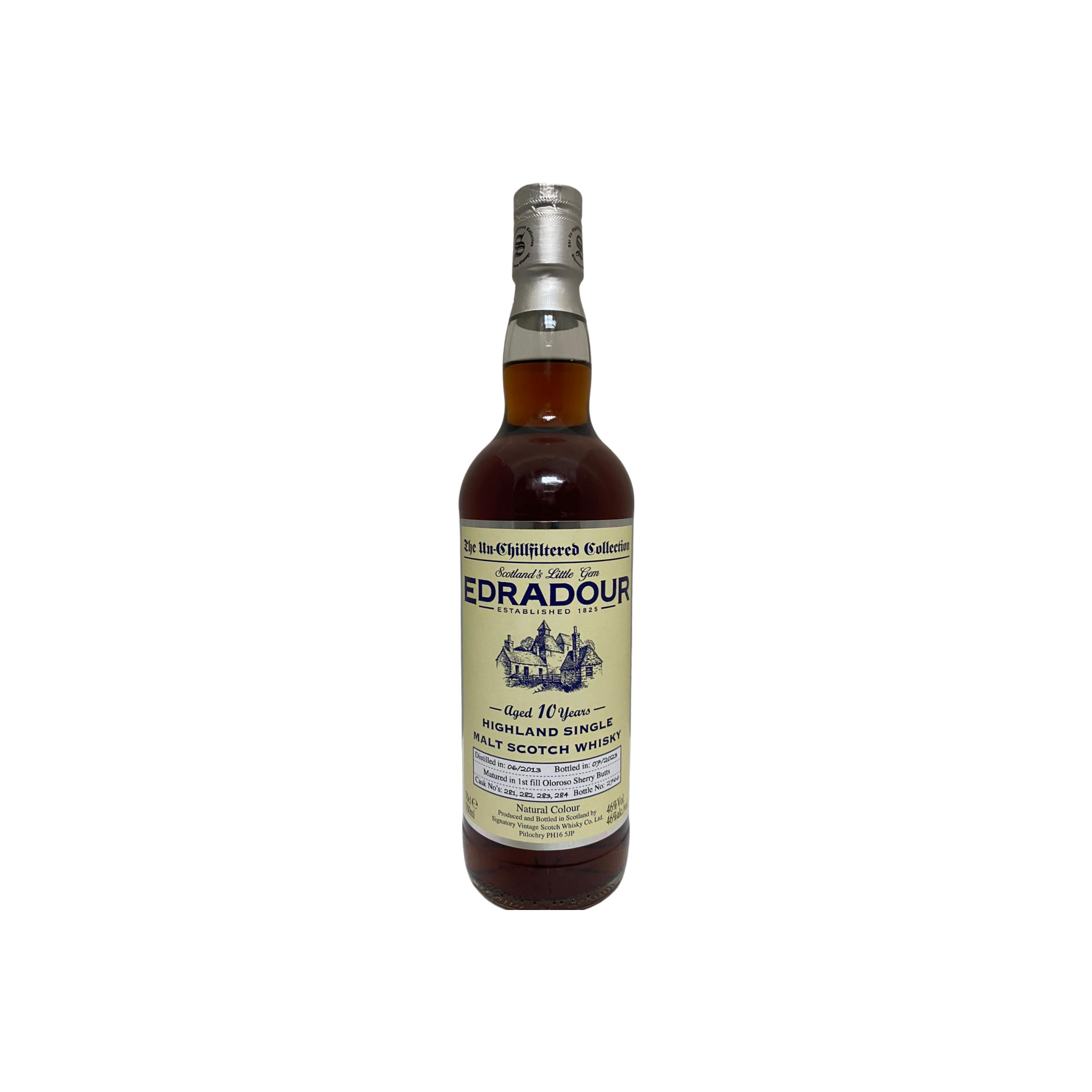 Edradour The Un-Chillfiltered Collection 2013 10 Years Single Malt Whisky 2