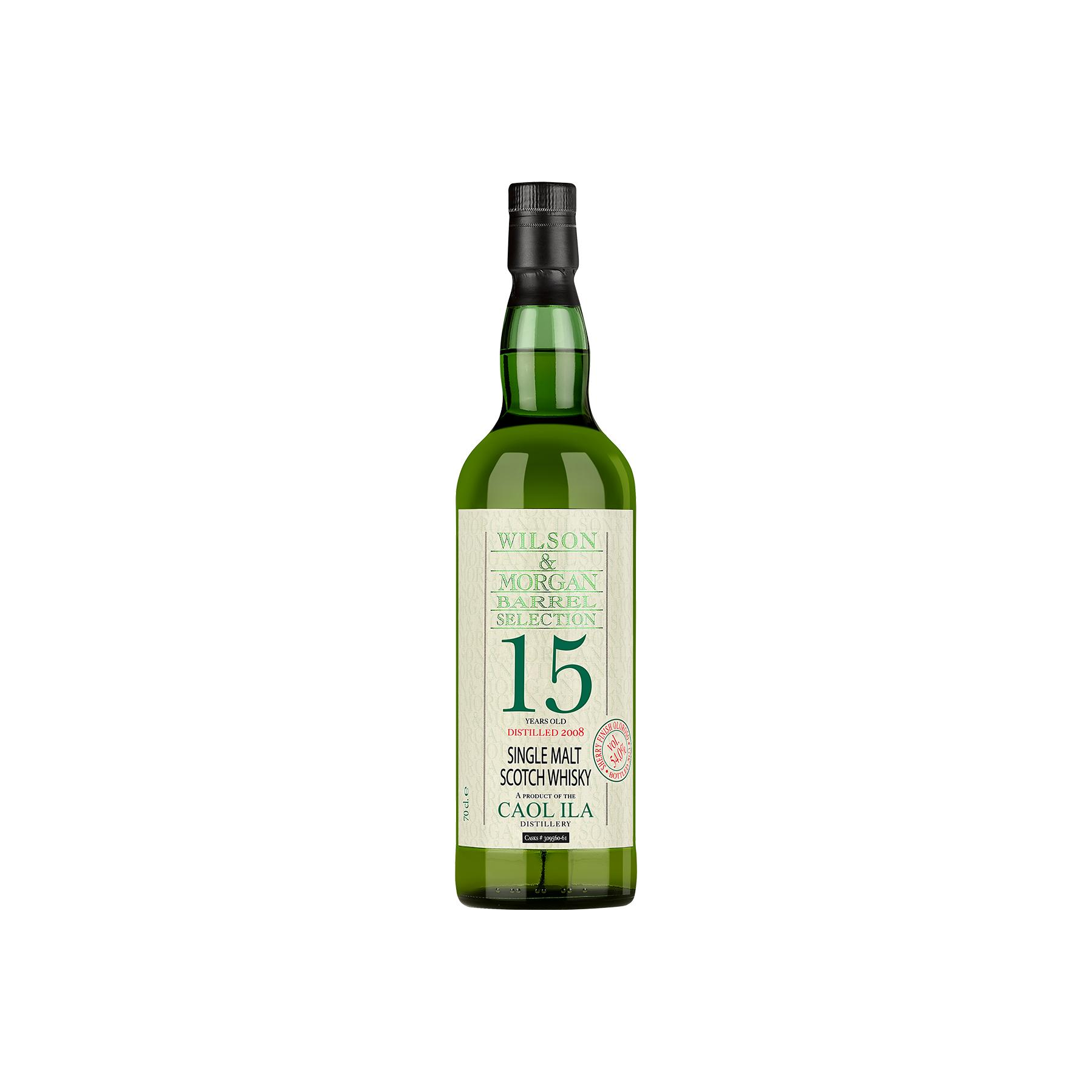 Wilson & Morgan 2008 15 Years Single Malt Whisky