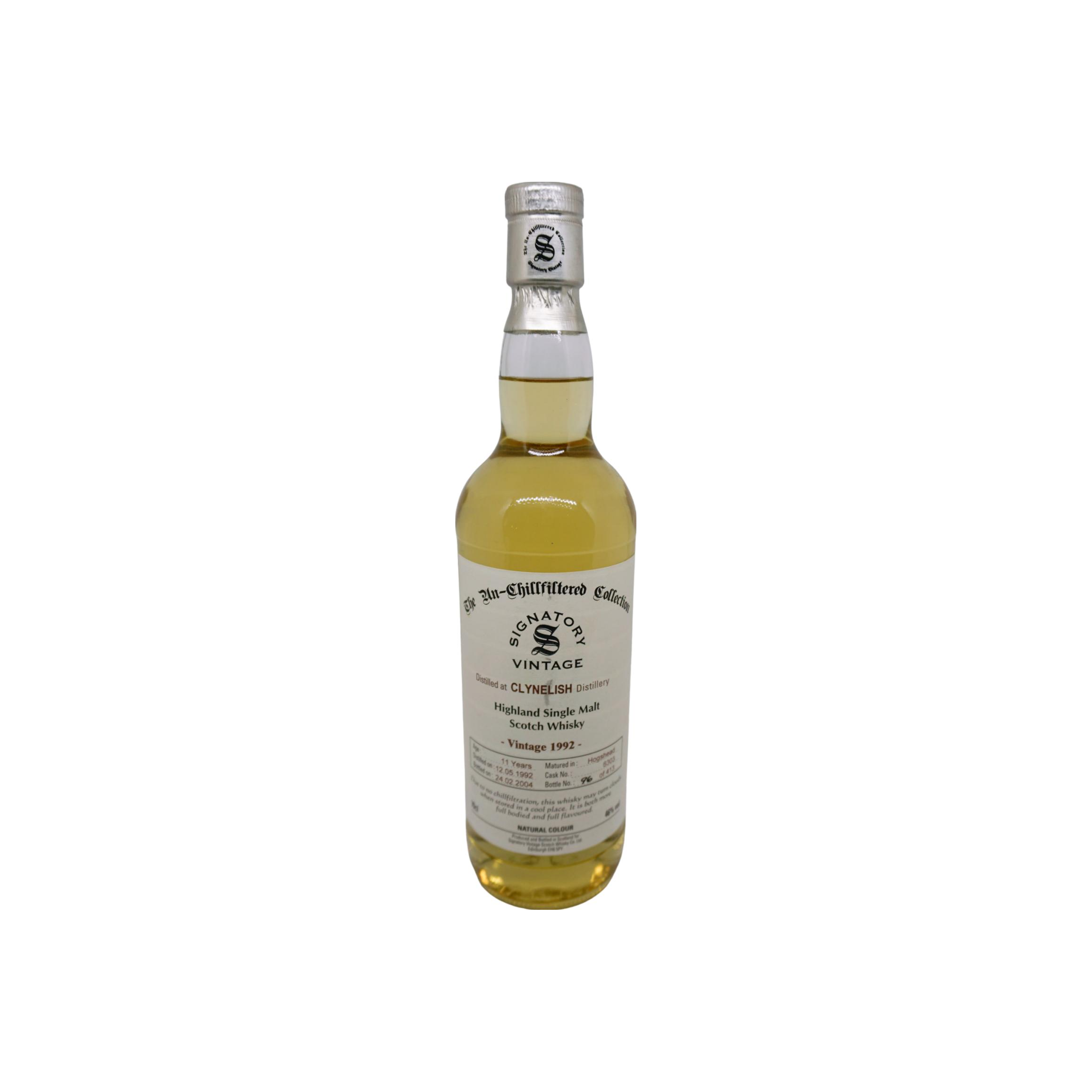 Clynelish The Un-Chillfiltered Collection 1992 11 Years Single Malt Whisky