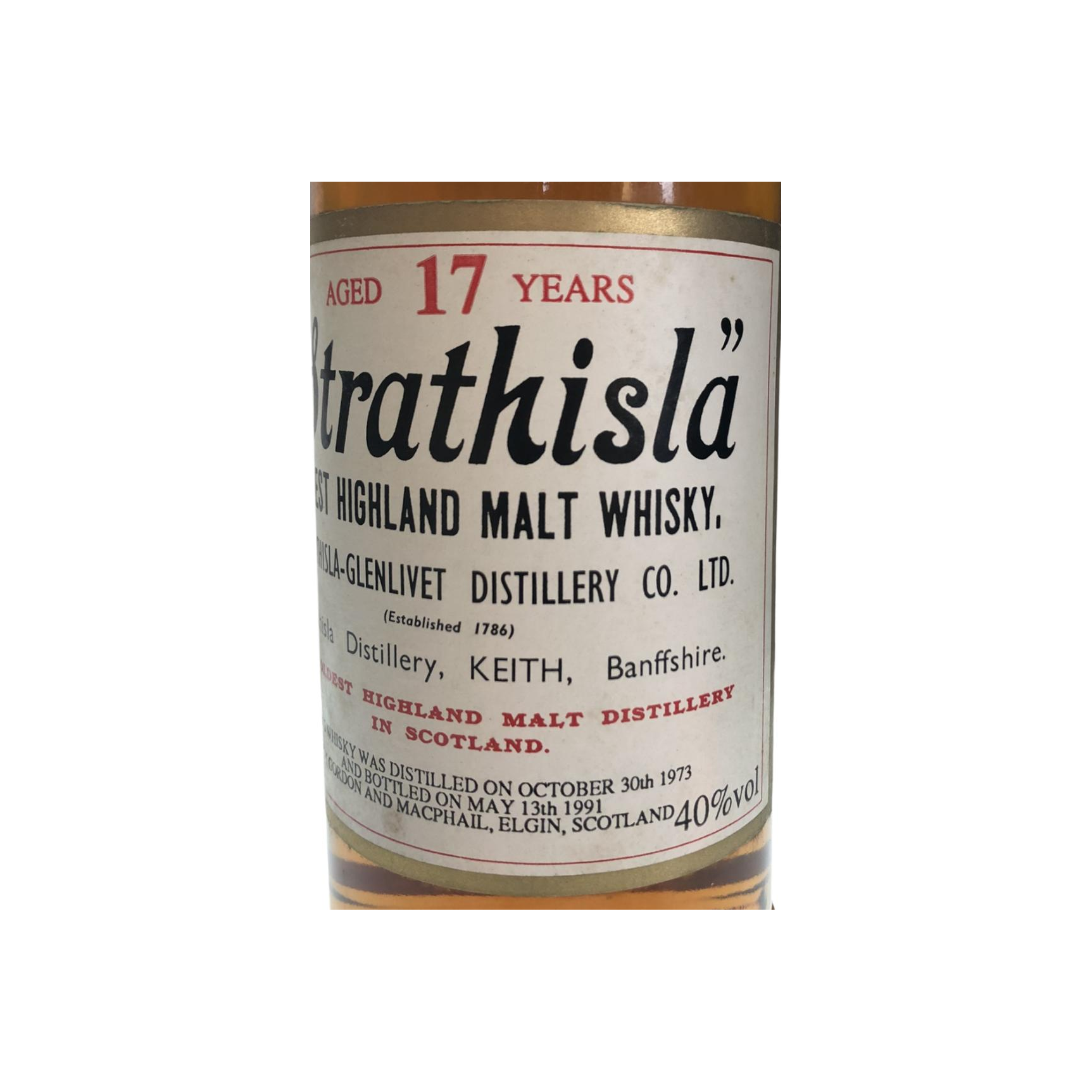 Strathisla 1973 17 Years Single Malt Whisky 2
