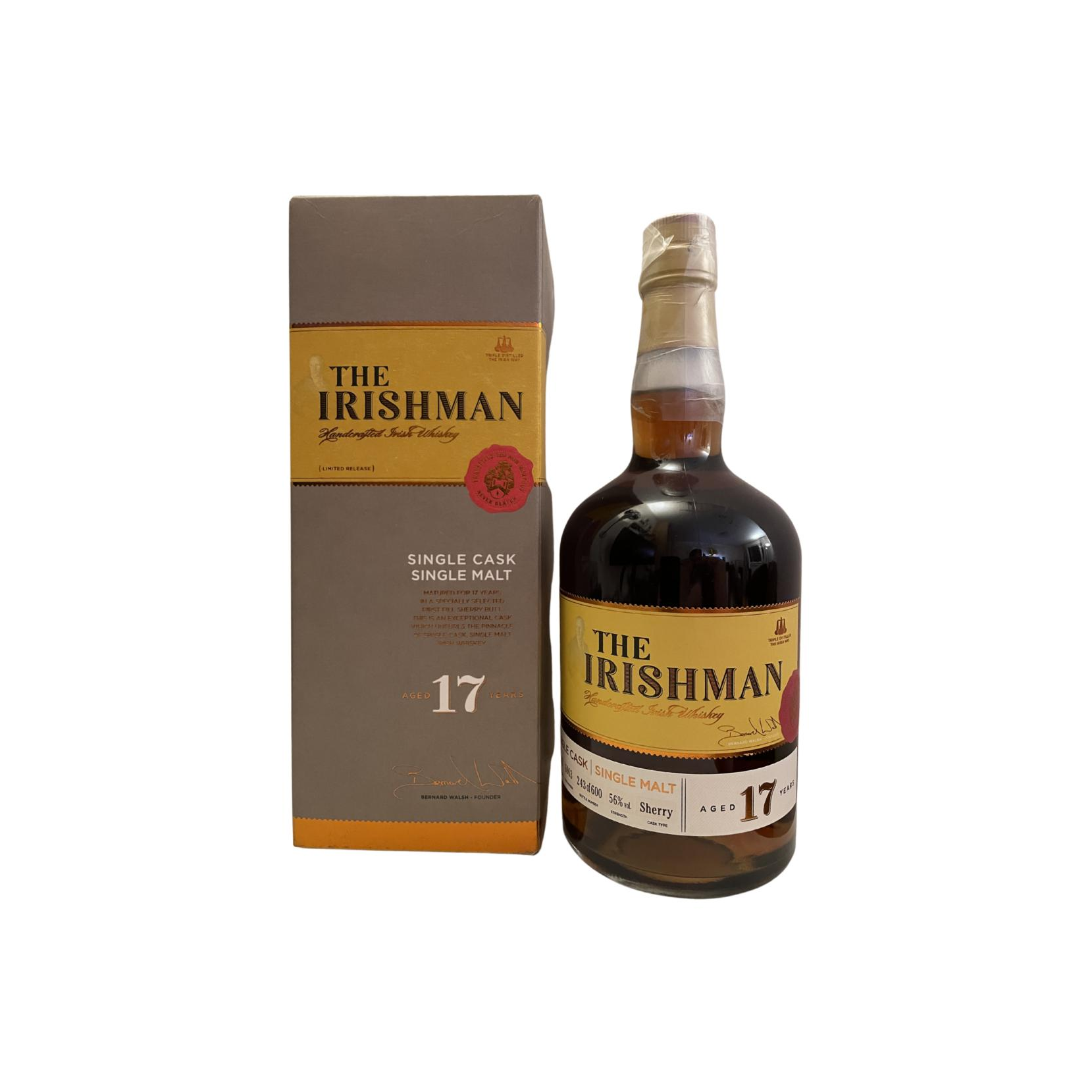 The Irishman Single Cask 2002 17 Years Single Malt Whisky 2