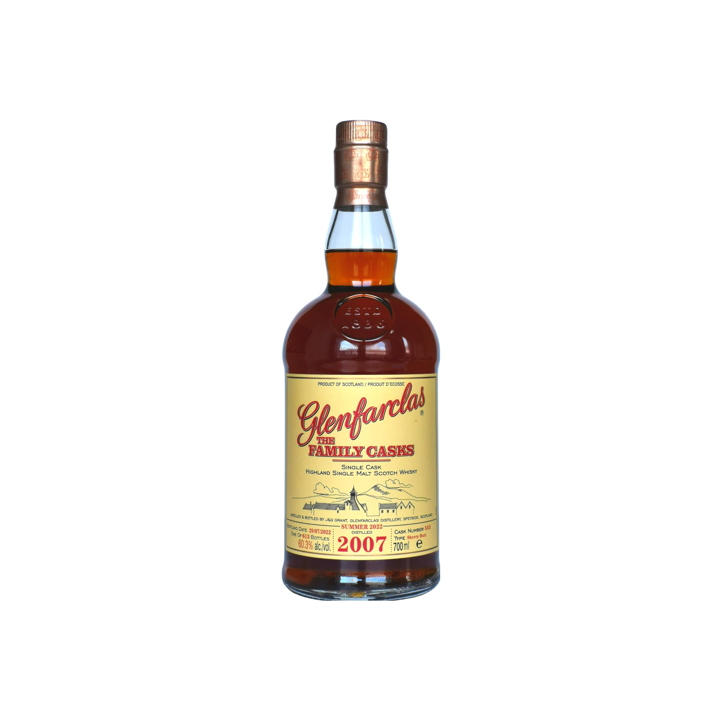 Glenfarclas 2007 15 Years Single Malt Whisky