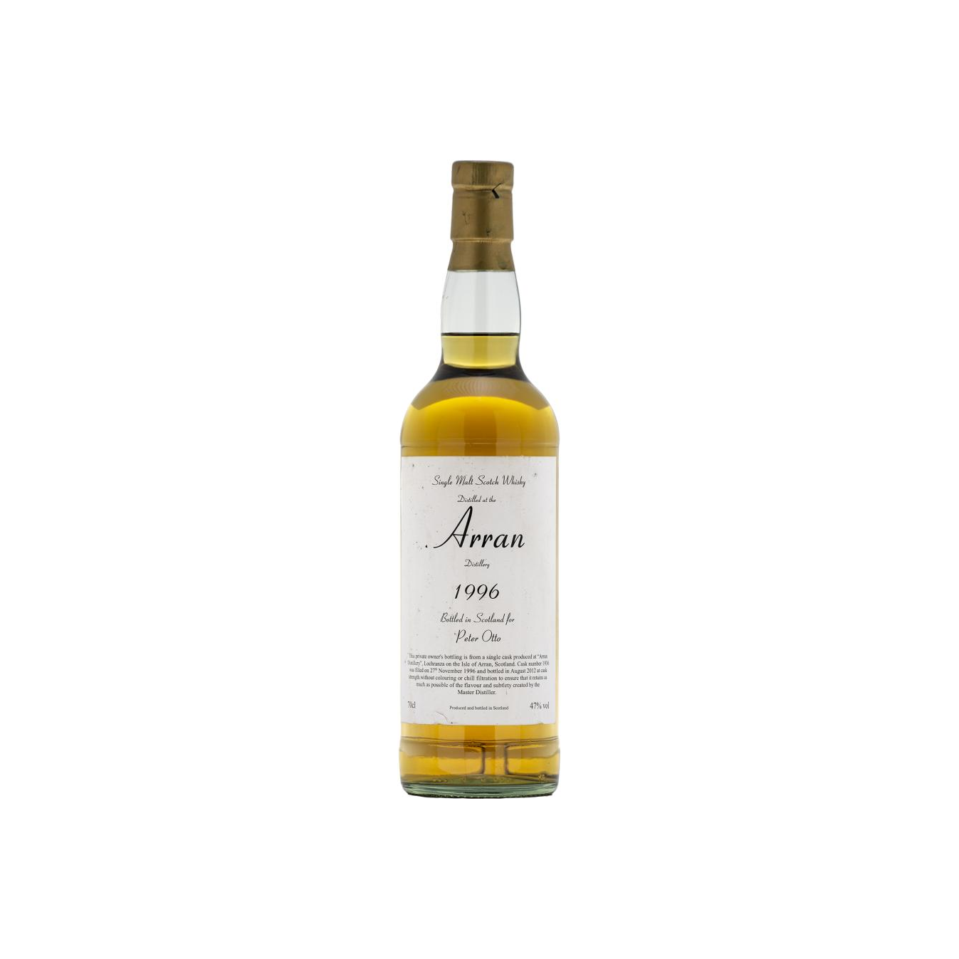 Arran Private Bottling 1996 15 Years Single Malt Whisky