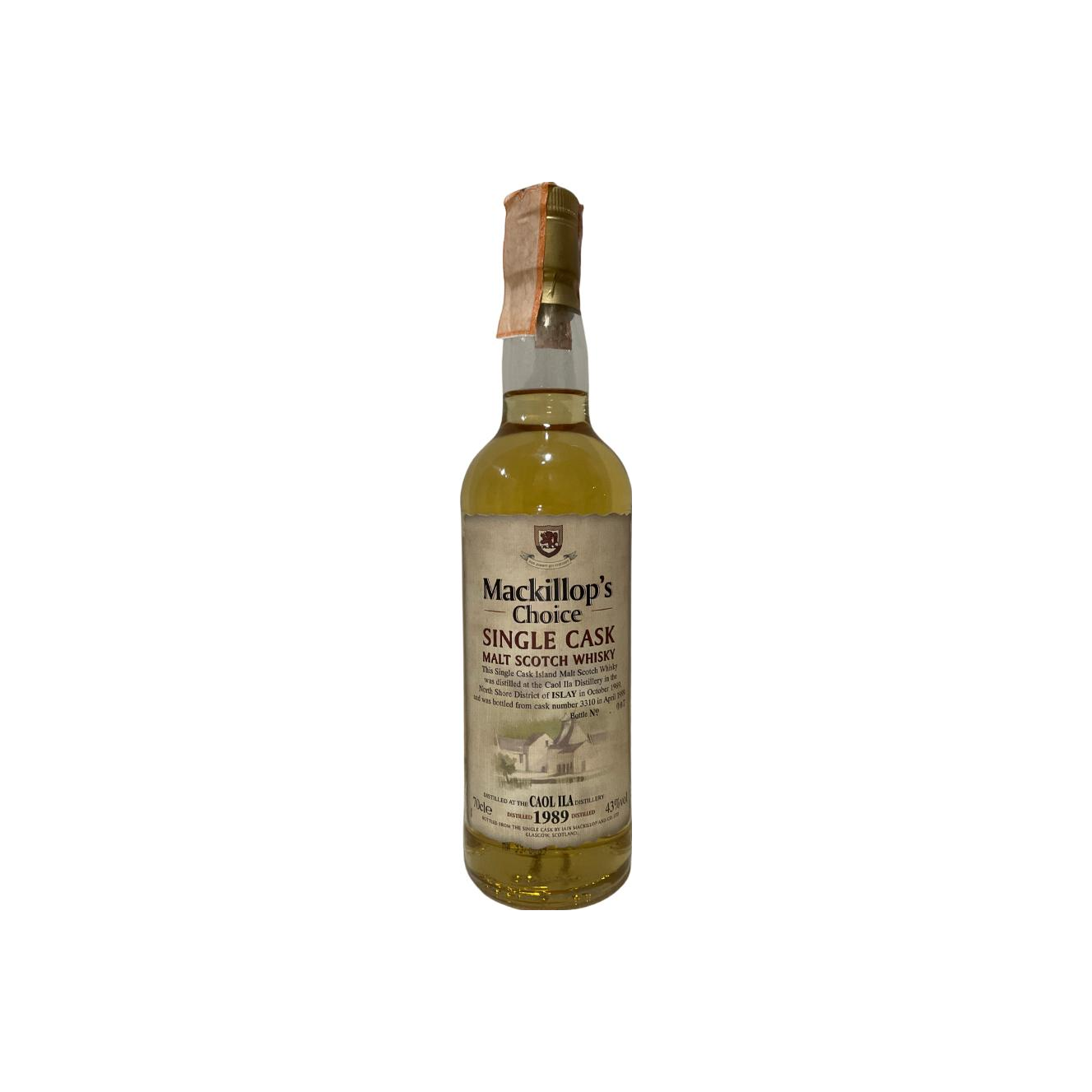 Caol Ila Single Cask 1989 9 Years Single Malt Whisky